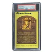 Warren Spahn Signed 4x6 Milwaukee Braves Hall Of Fame Plaque Card PSA/DNA 85027806 - Image 3