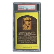 Warren Spahn Signed 4x6 Milwaukee Braves Hall Of Fame Plaque Card PSA/DNA 85027810 - Image 3