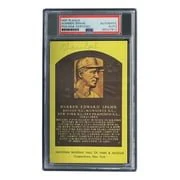 Warren Spahn Signed 4x6 Milwaukee Braves Hall Of Fame Plaque Card PSA/DNA 85027812 - Image 3