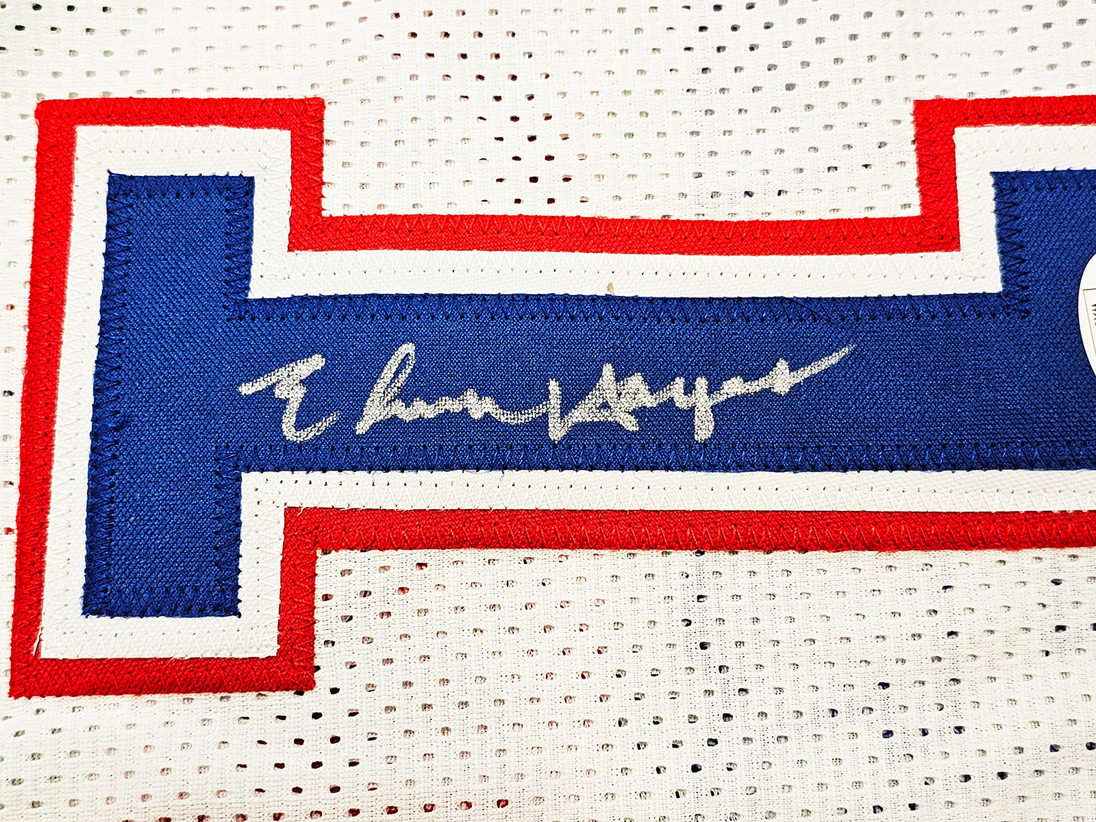 Washington Bullets Elvin Hayes Autographed White Jersey JSA Stock #215702 - Image 4