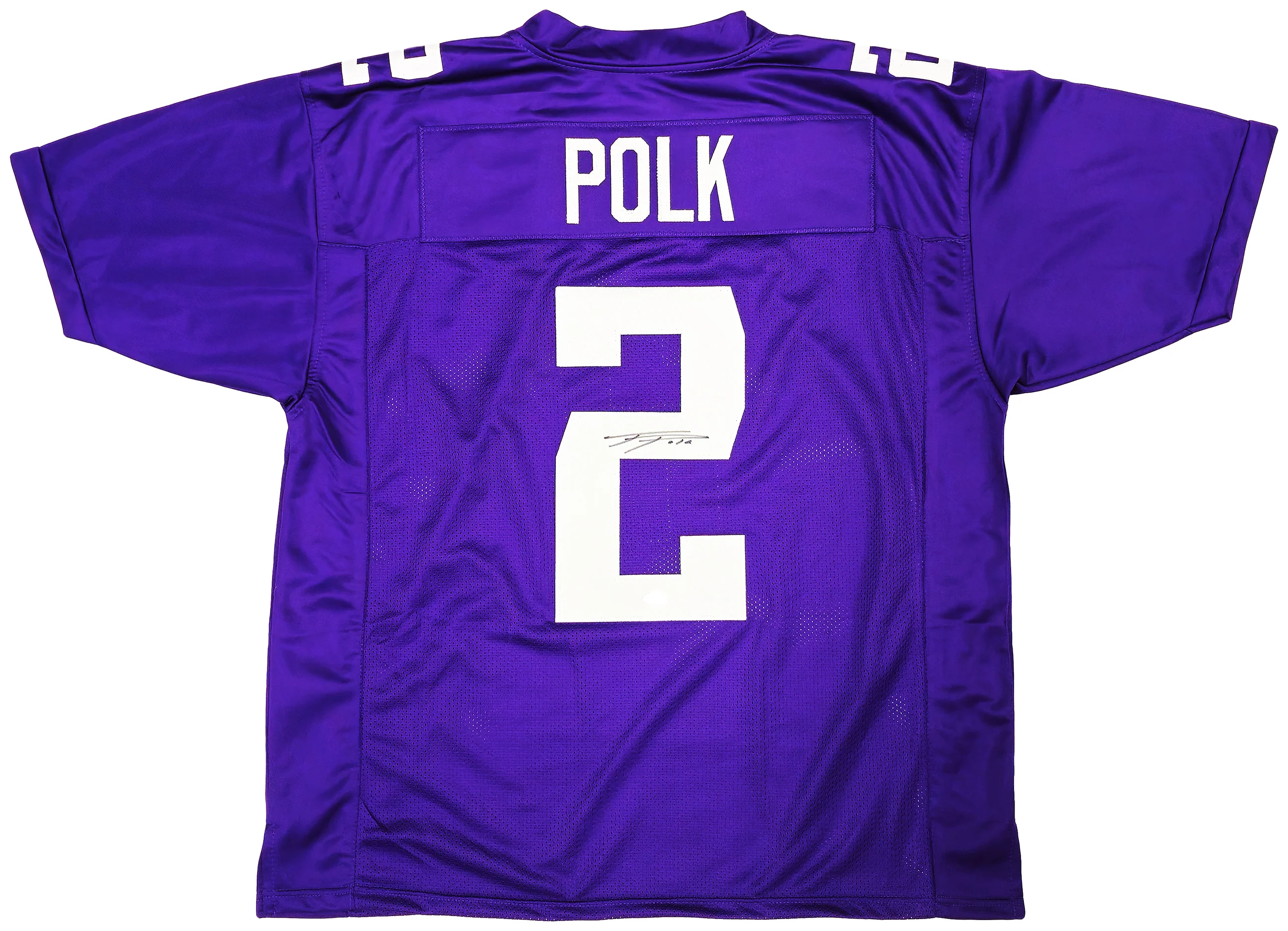 Washington Huskies Ja'Lynn Polk Autographed Purple Jersey MCS Holo Stock #222062 - Image 2