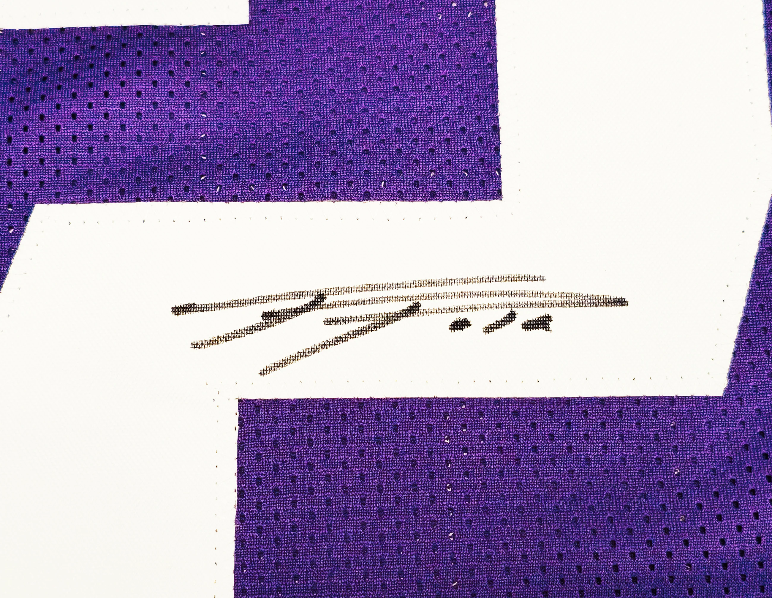 Washington Huskies Ja'Lynn Polk Autographed Purple Jersey MCS Holo Stock #222062 - Image 4