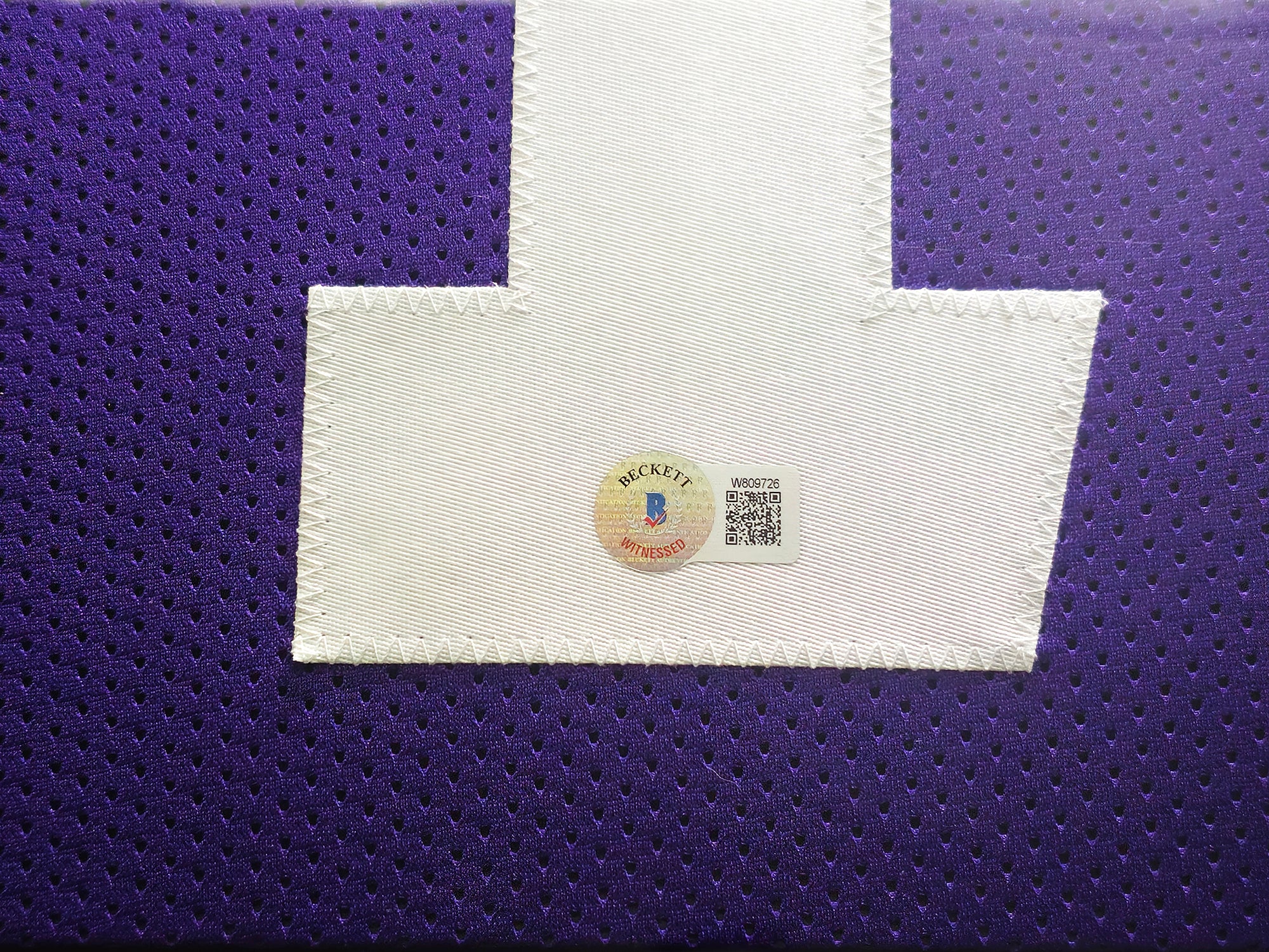 Washington Huskies Rome Odunze Autographed Framed Purple Jersey Beckett BAS Witness Stock #234602 - Image 4