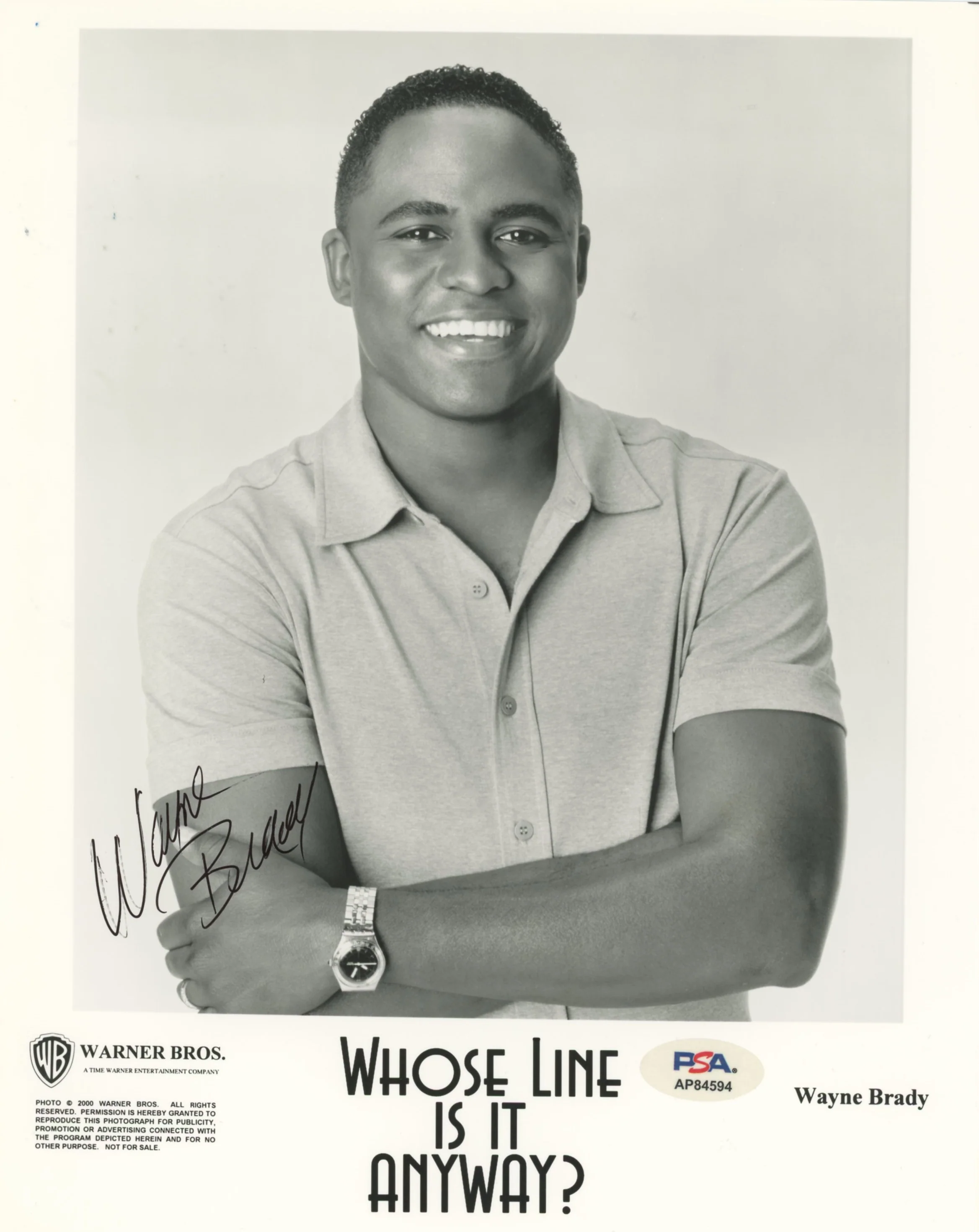 Wayne Brady Whose Line is it Anyway? Authentic Signed 8x10 Photo PSA/DNA AP84594 - Image 2