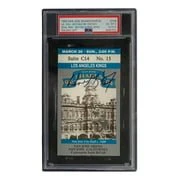 Wayne Gretzky Signed 1994 LA Kings vs Sharks Goal 800 Game Ticket PSA 6 Auto 9 - Image 3