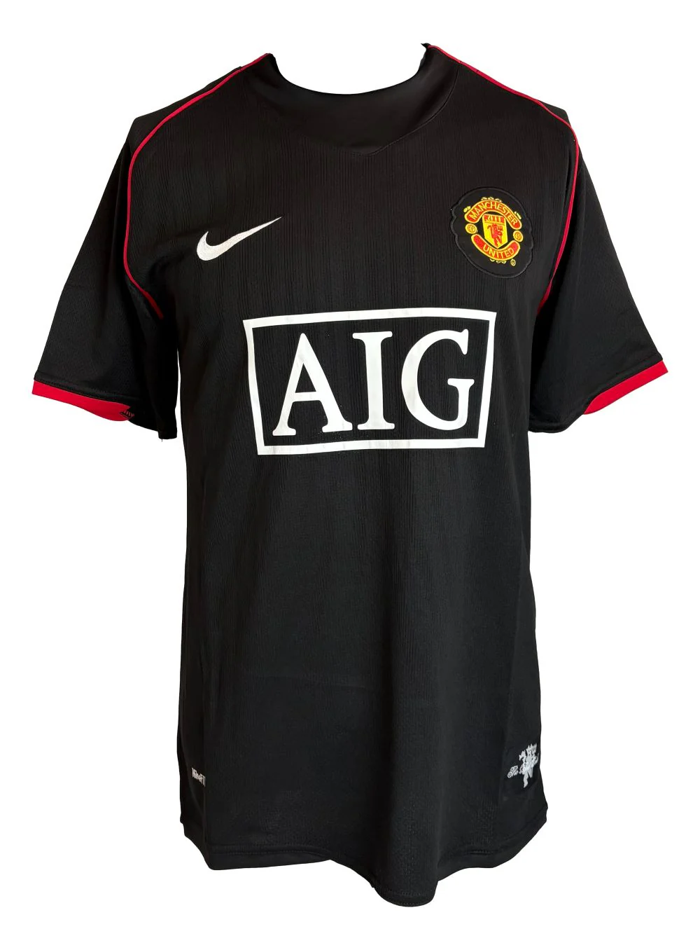 Wayne Rooney Signed Manchester United Black Nike Soccer Jersey BAS - Image 3