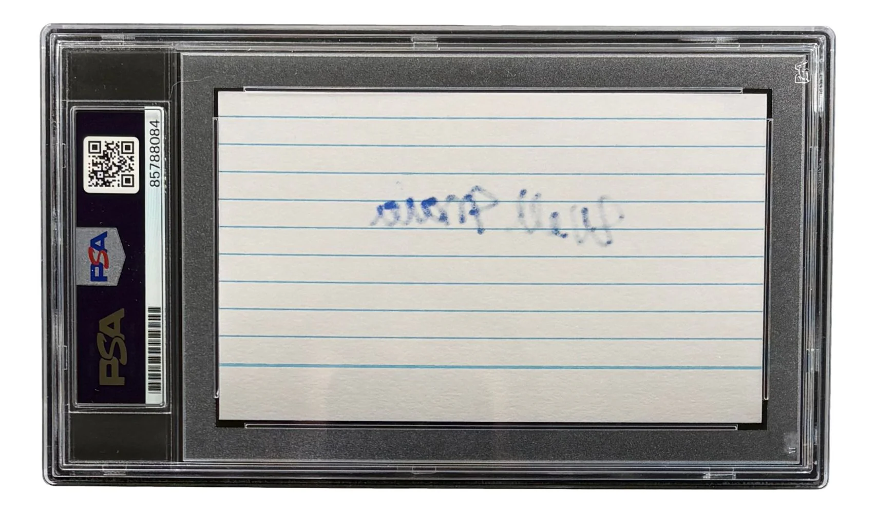 Wellington Mara New York Giants Signed Index Card PSA/DNA - Image 2