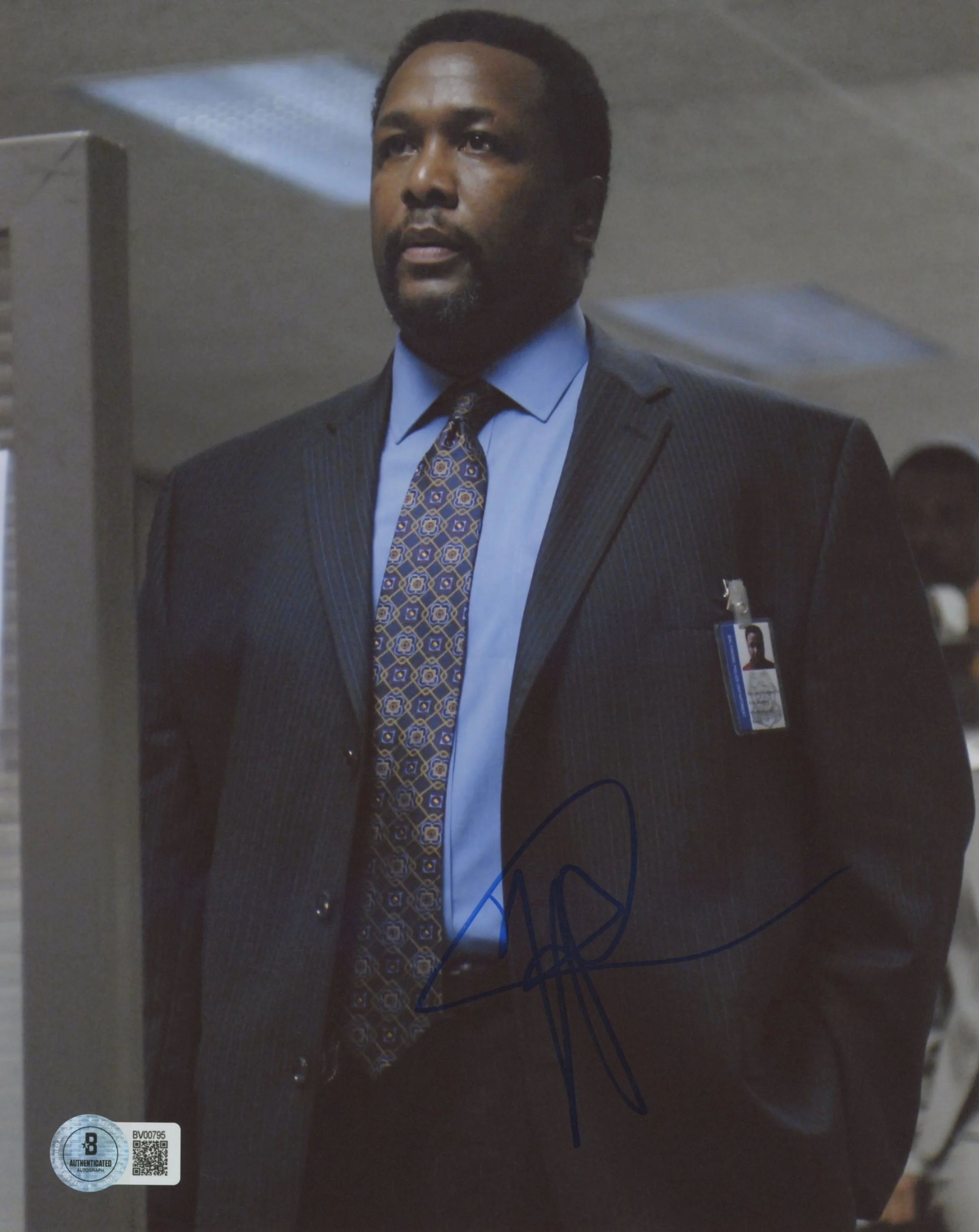 Wendell Pierce The Wire Authentic Signed 8x10 Photo Autographed BAS #BV00795 - Image 2