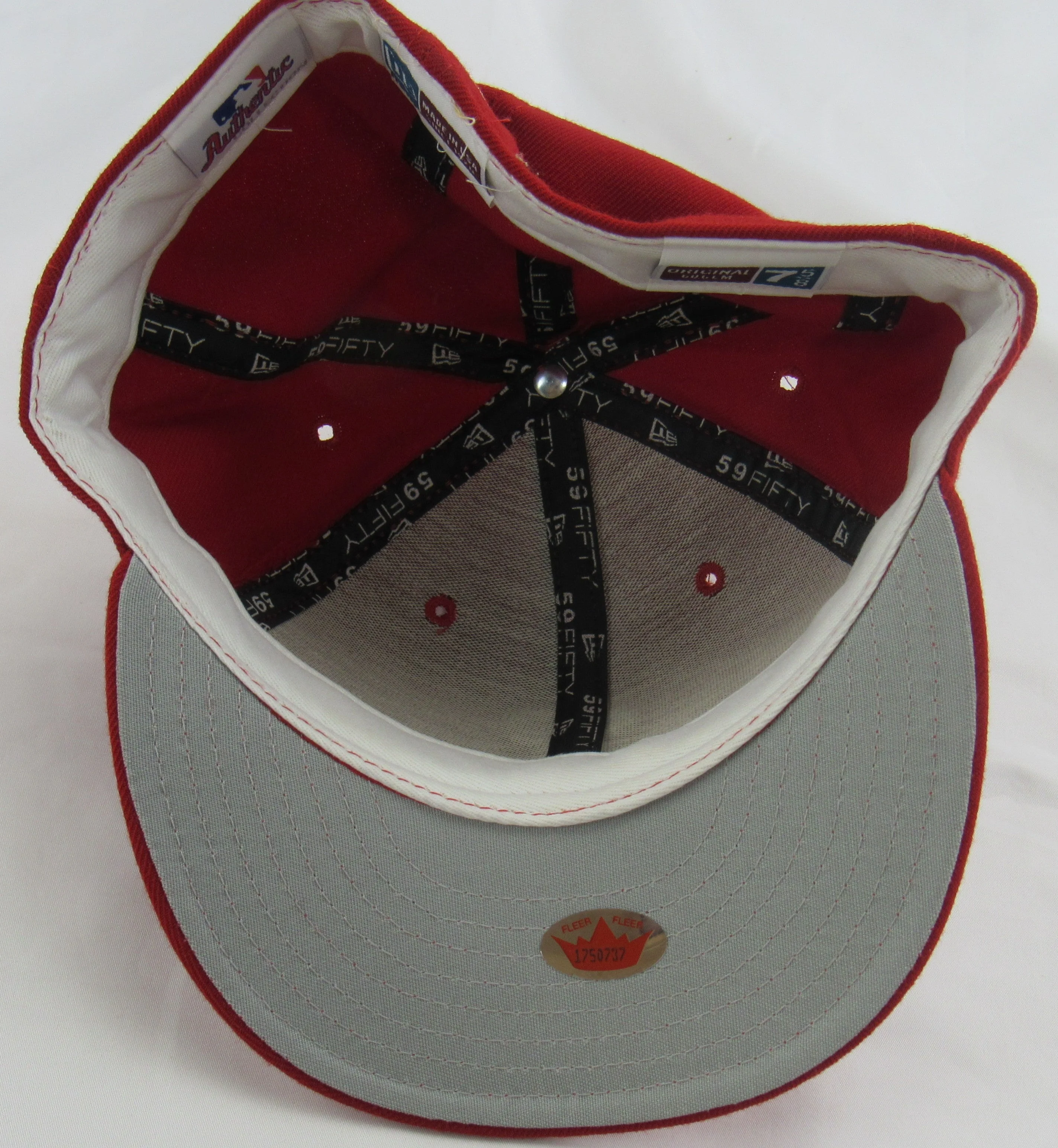 Mike Schmidt Signed Auto Phillies Baseball Hat Fleer Hologram - Image 6
