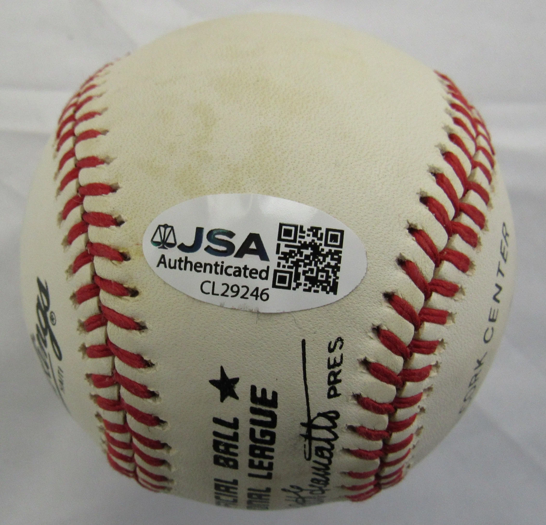 Harry Walker Signed Rawlings Baseball JSA CL29246 - Image 5