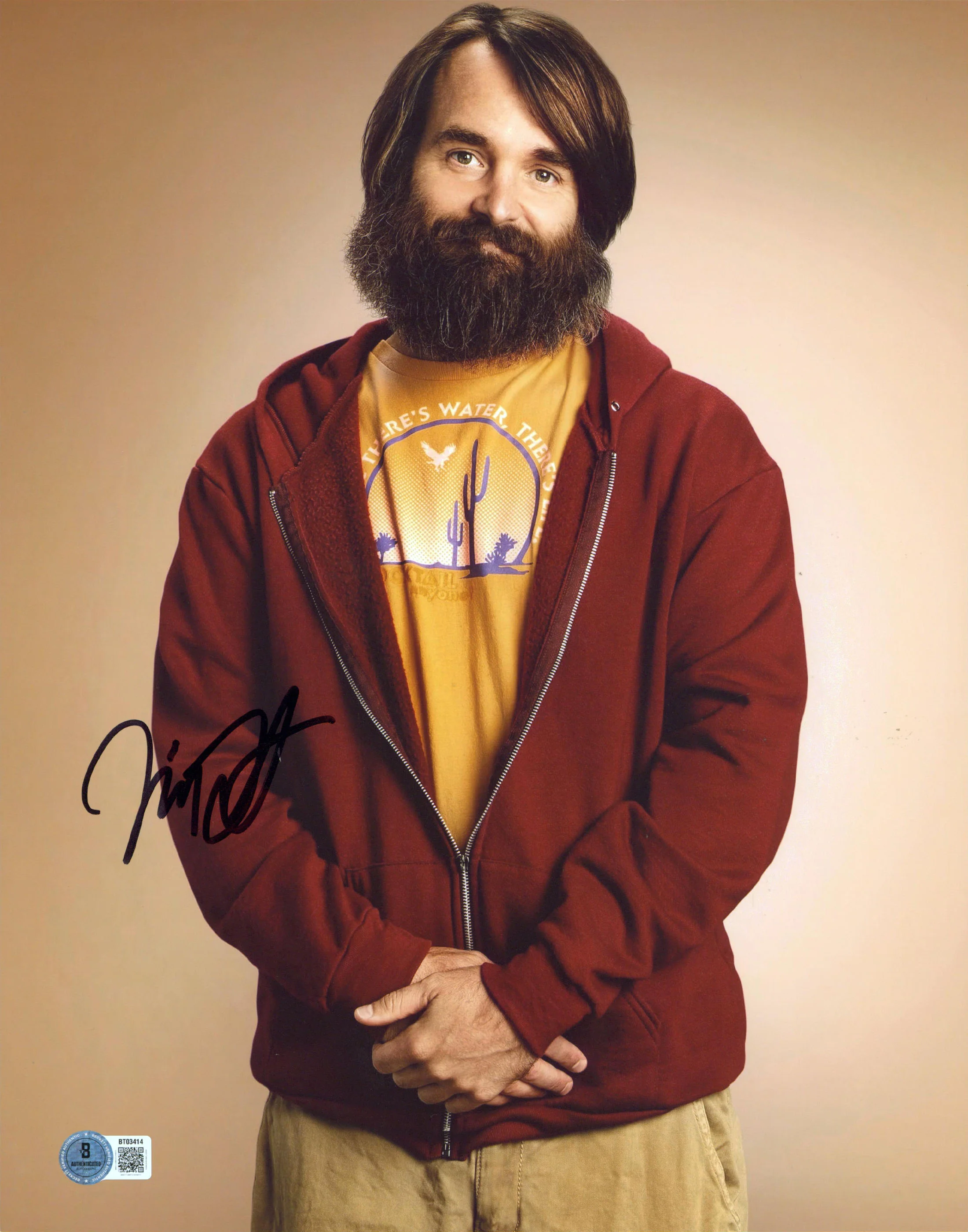 Will Forte The Last Man On Earth Authentic Signed 11x14 Photo BAS #BT03414 - Image 2