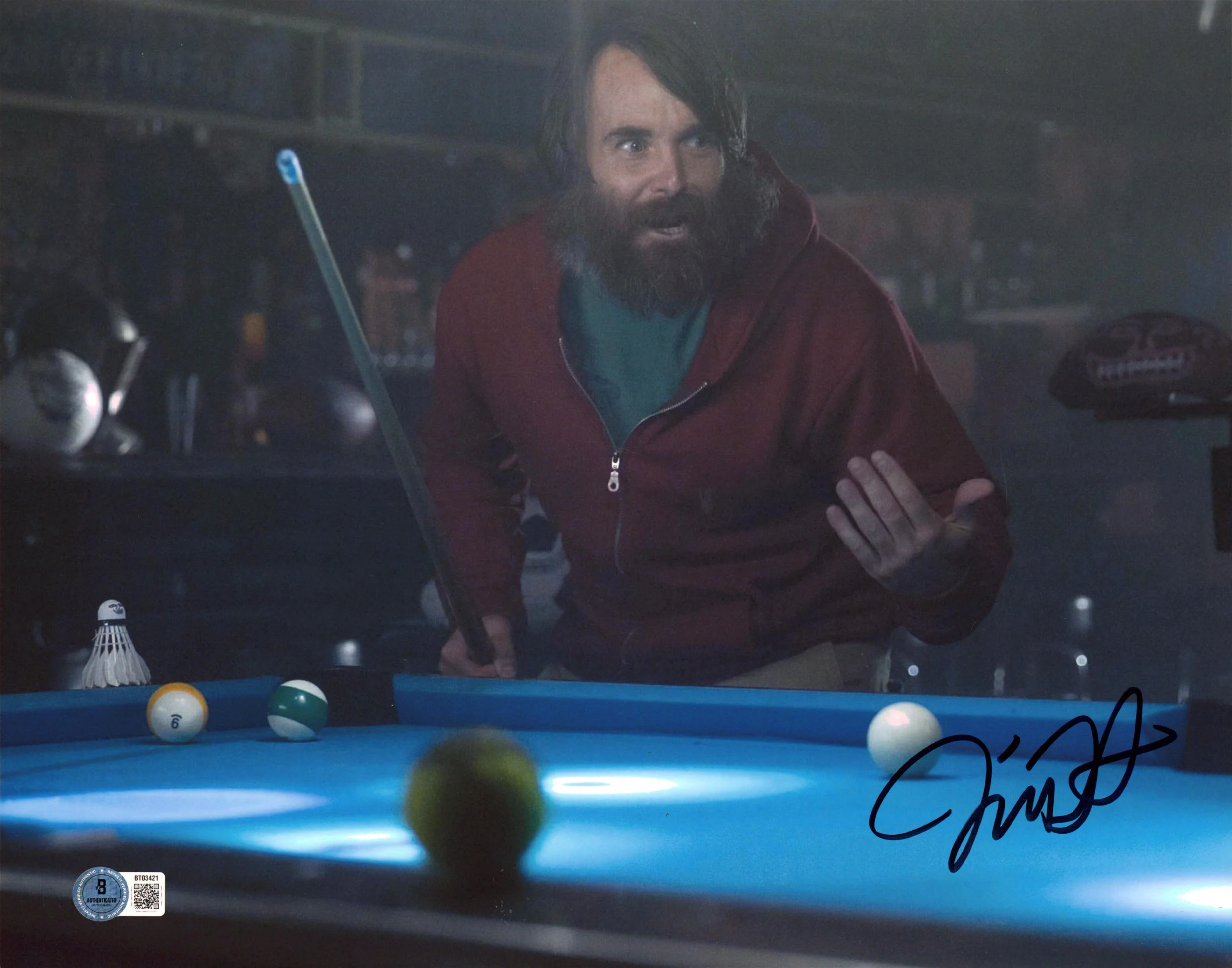 Will Forte The Last Man On Earth Authentic Signed 11x14 Photo BAS #BT03421 - Image 2