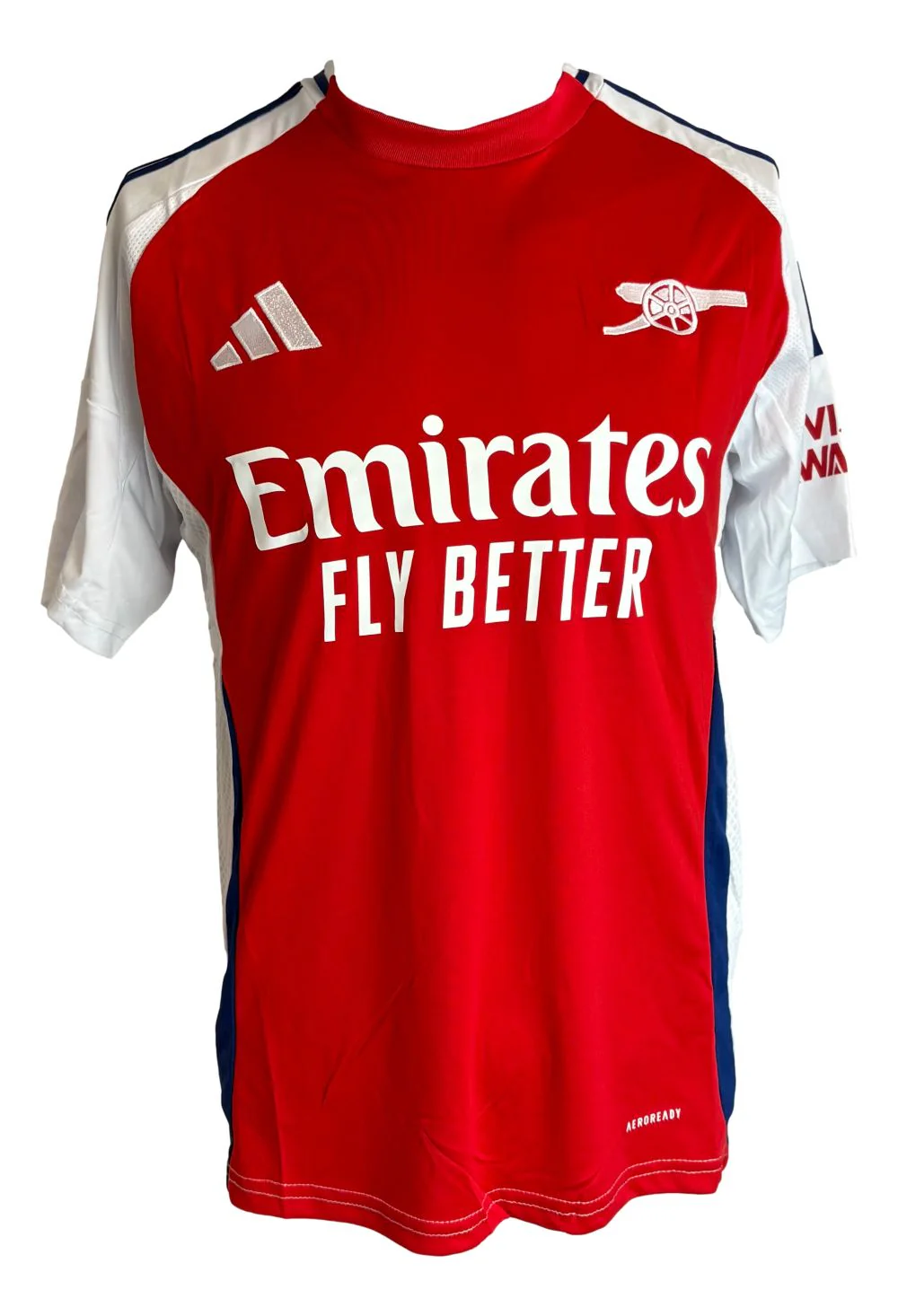 William Saliba Signed Arsenal FC 2024/25 Adidas Soccer Jersey BAS - Image 3