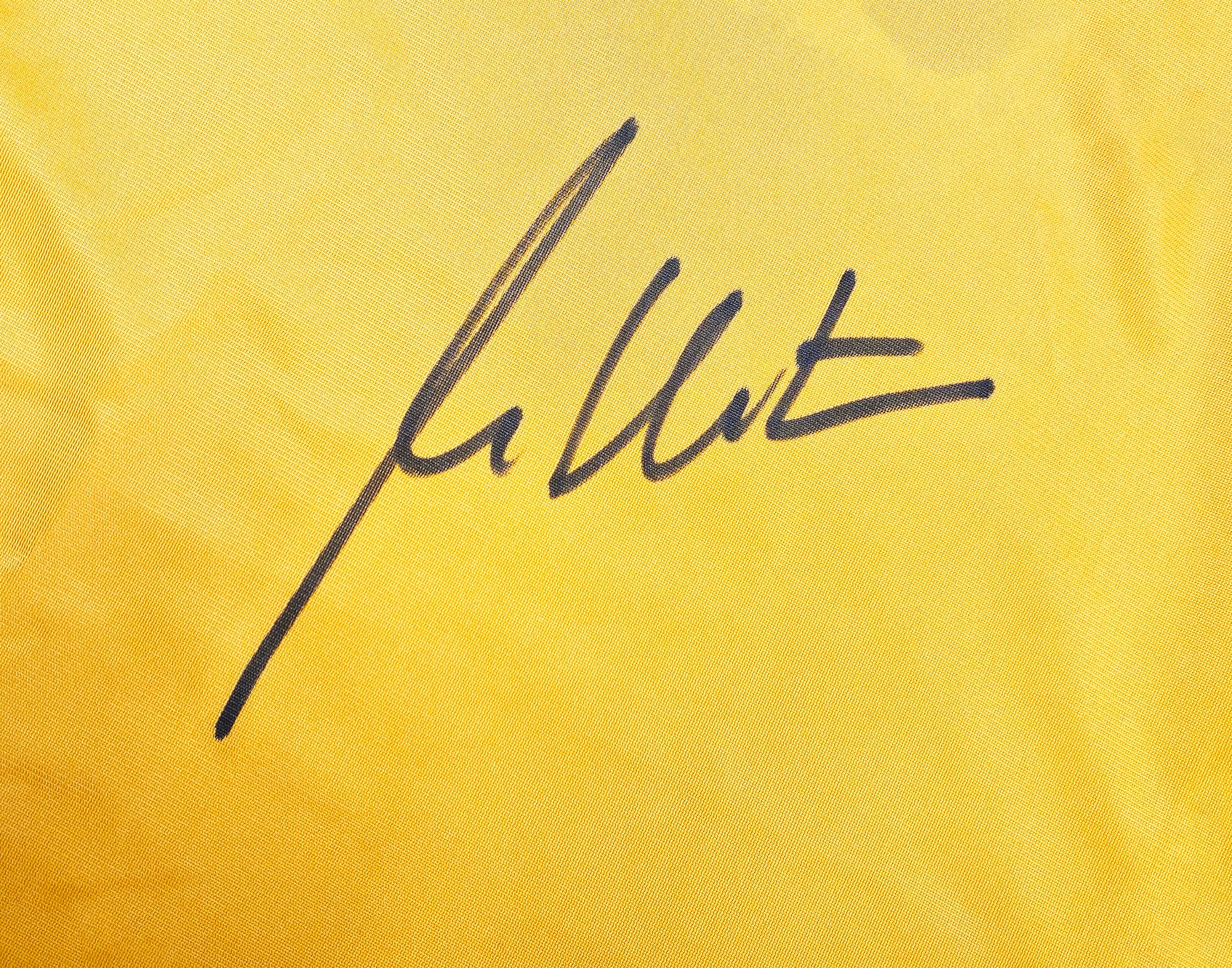 William Shatner Autographed Gold Star Trek Uniform Captain Kirk JSA Stock #228113 - Image 3