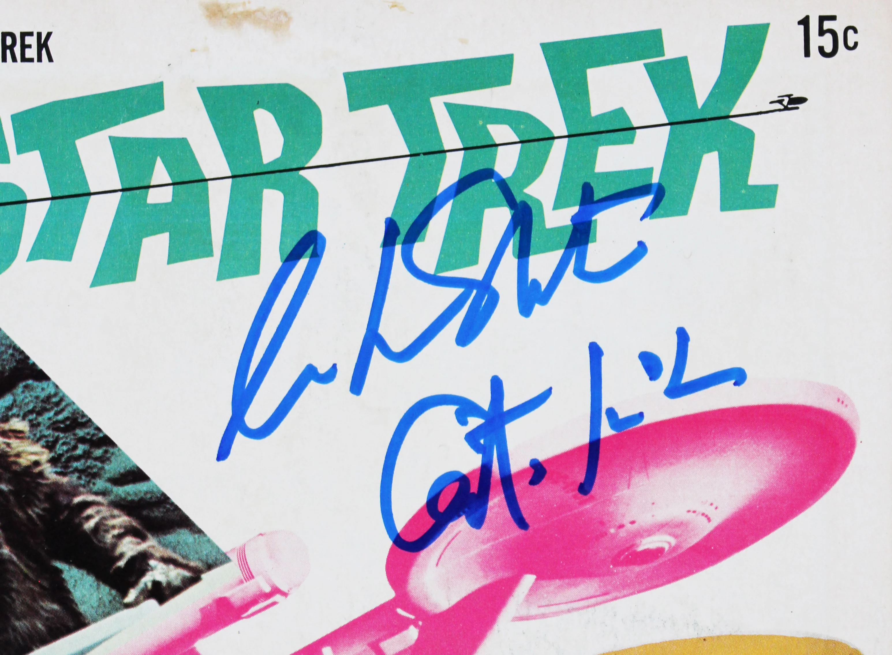 William Shatner "Captain Kirk" Signed 1969 Star Trek #4 Comic BAS Wit #3W387562 - Image 3