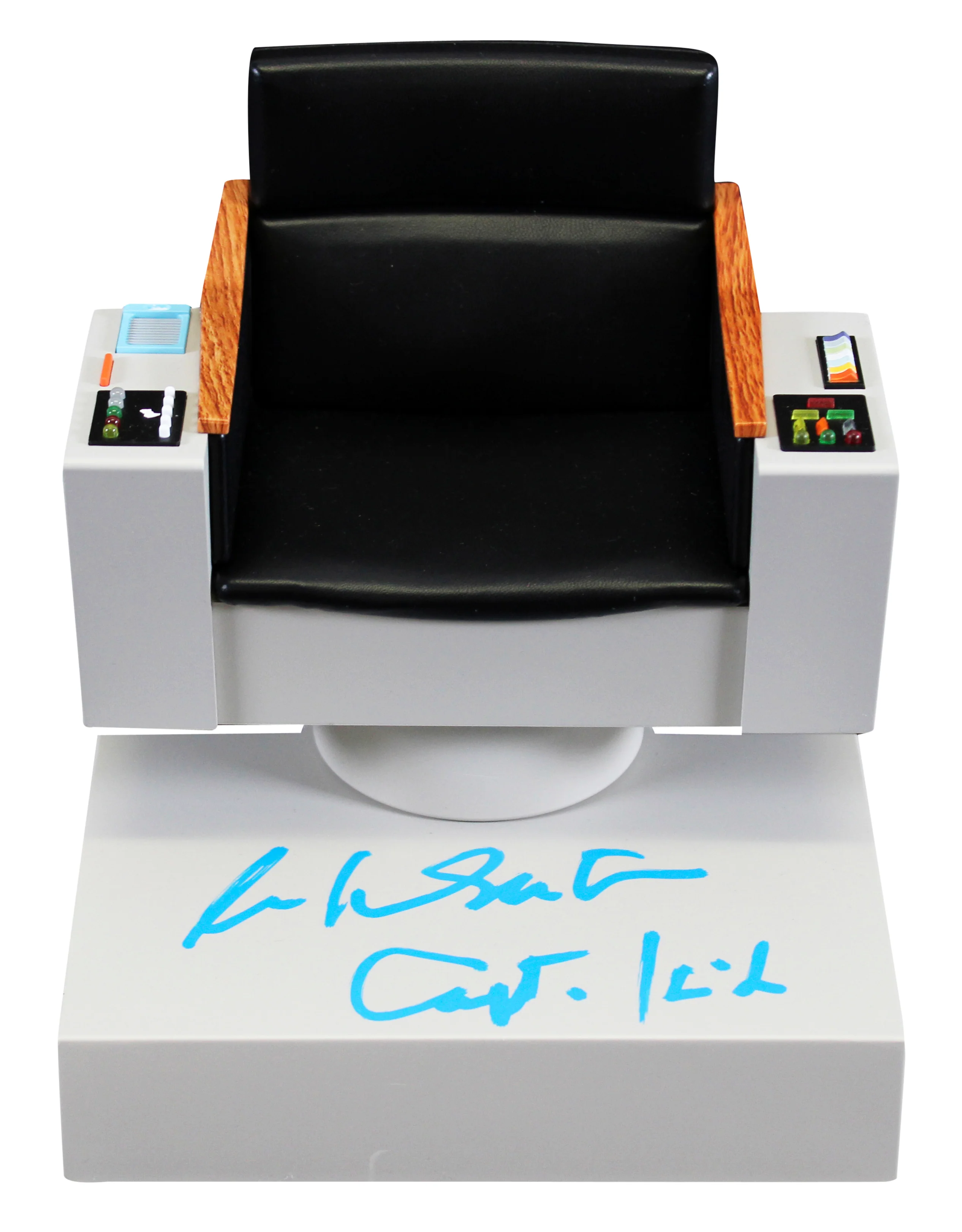 William Shatner Star Trek "Captain Kirk" Signed 1:6 FX Captain's Chair BAS Wit - Image 3