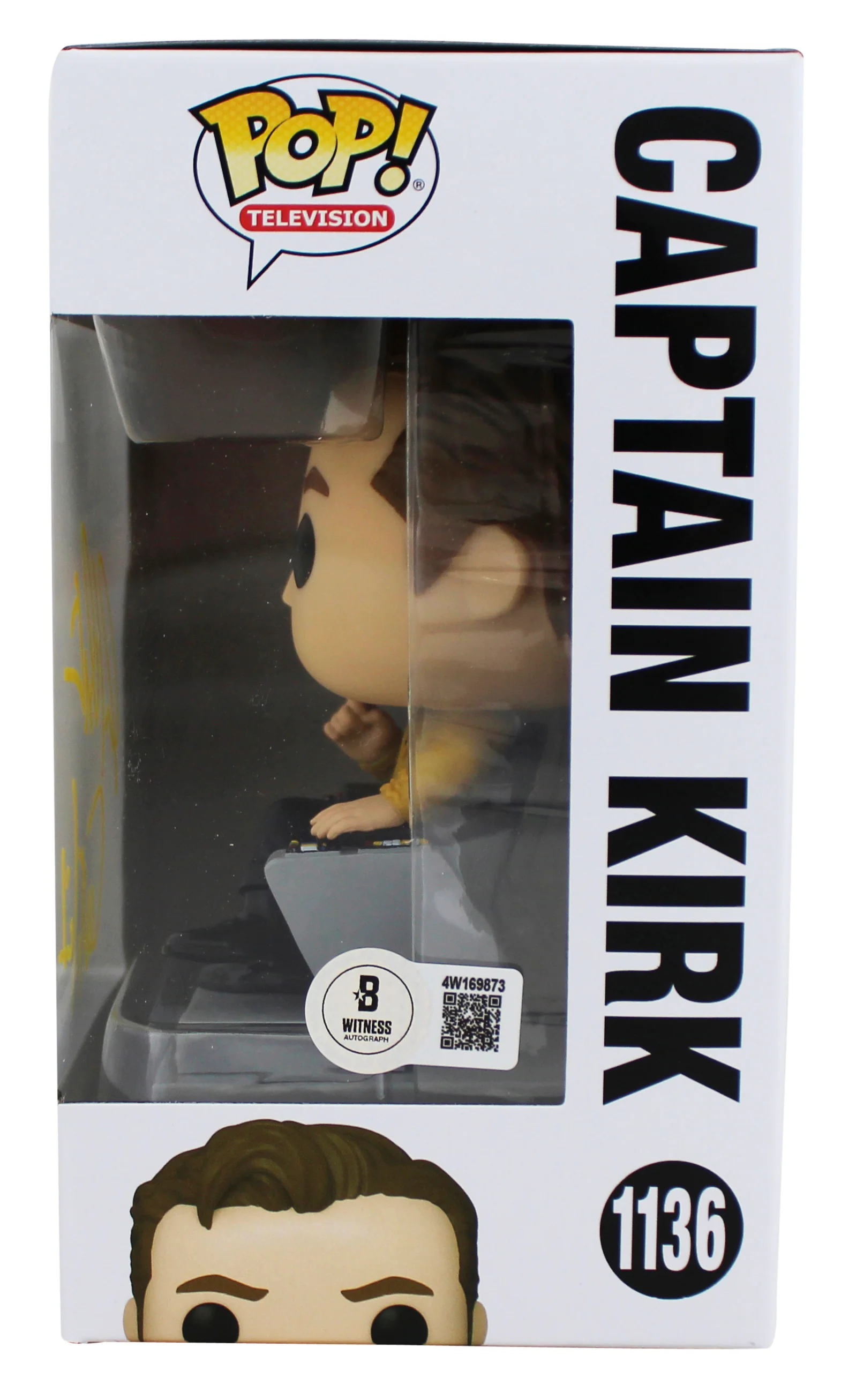 William Shatner Star Trek "Captain Kirk" Signed #1136 Funko Pop Figure BAS Wit - Image 4
