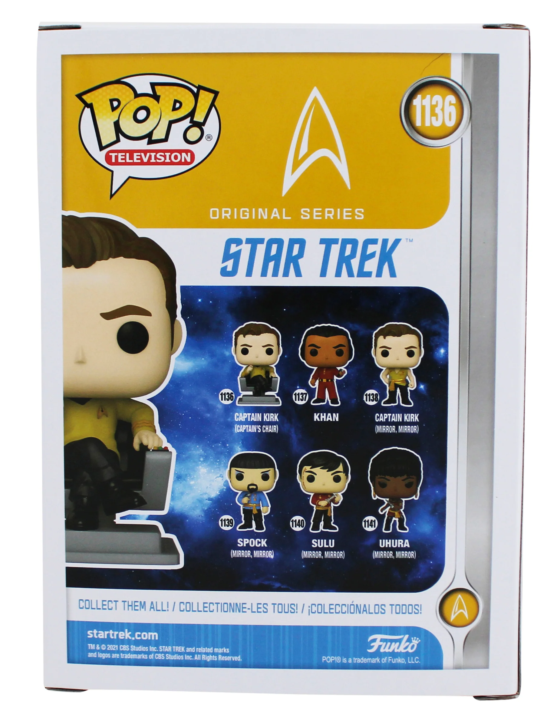 William Shatner Star Trek "Captain Kirk" Signed #1136 Funko Pop Figure BAS Wit - Image 5