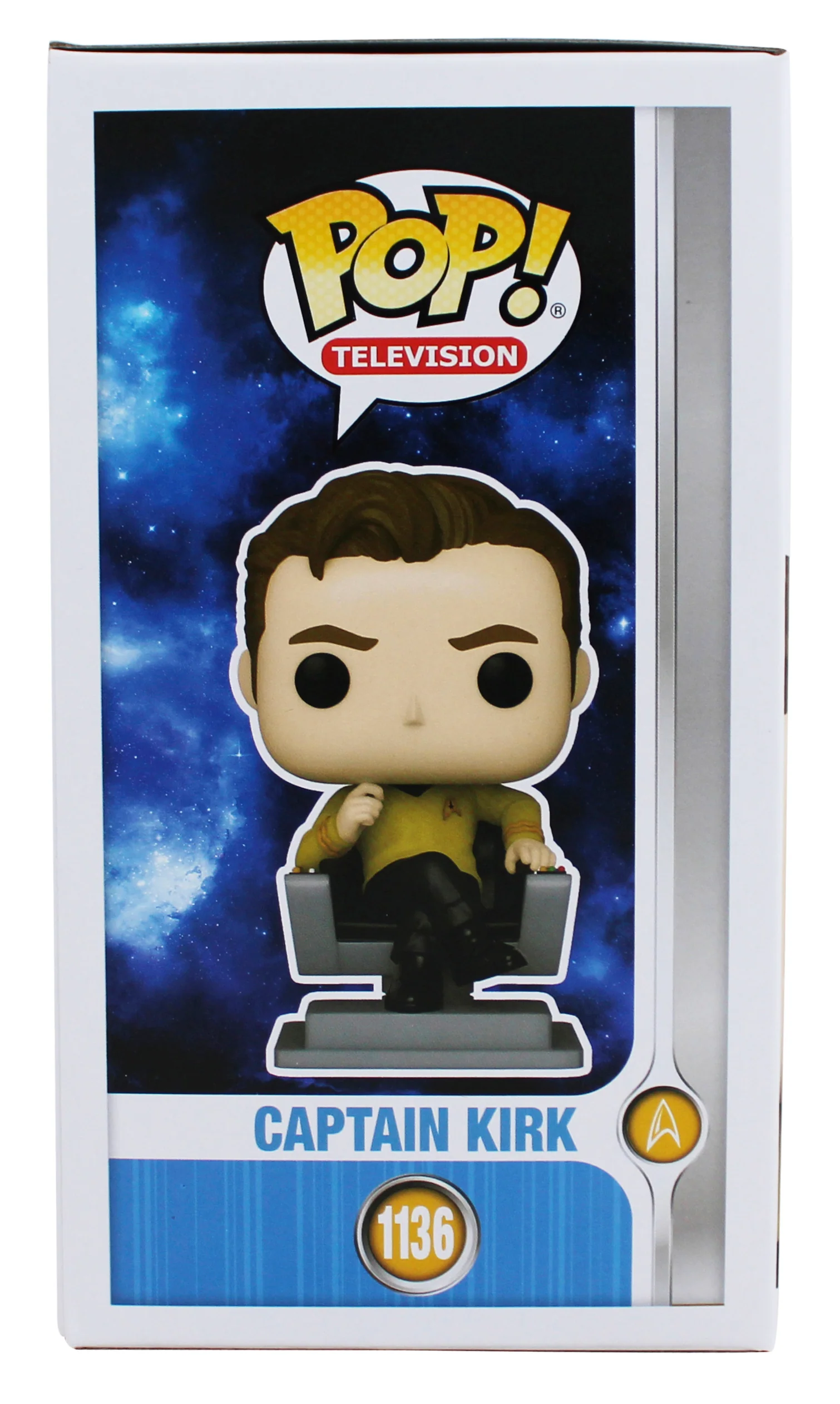 William Shatner Star Trek "Captain Kirk" Signed #1136 Funko Pop Figure BAS Wit - Image 6