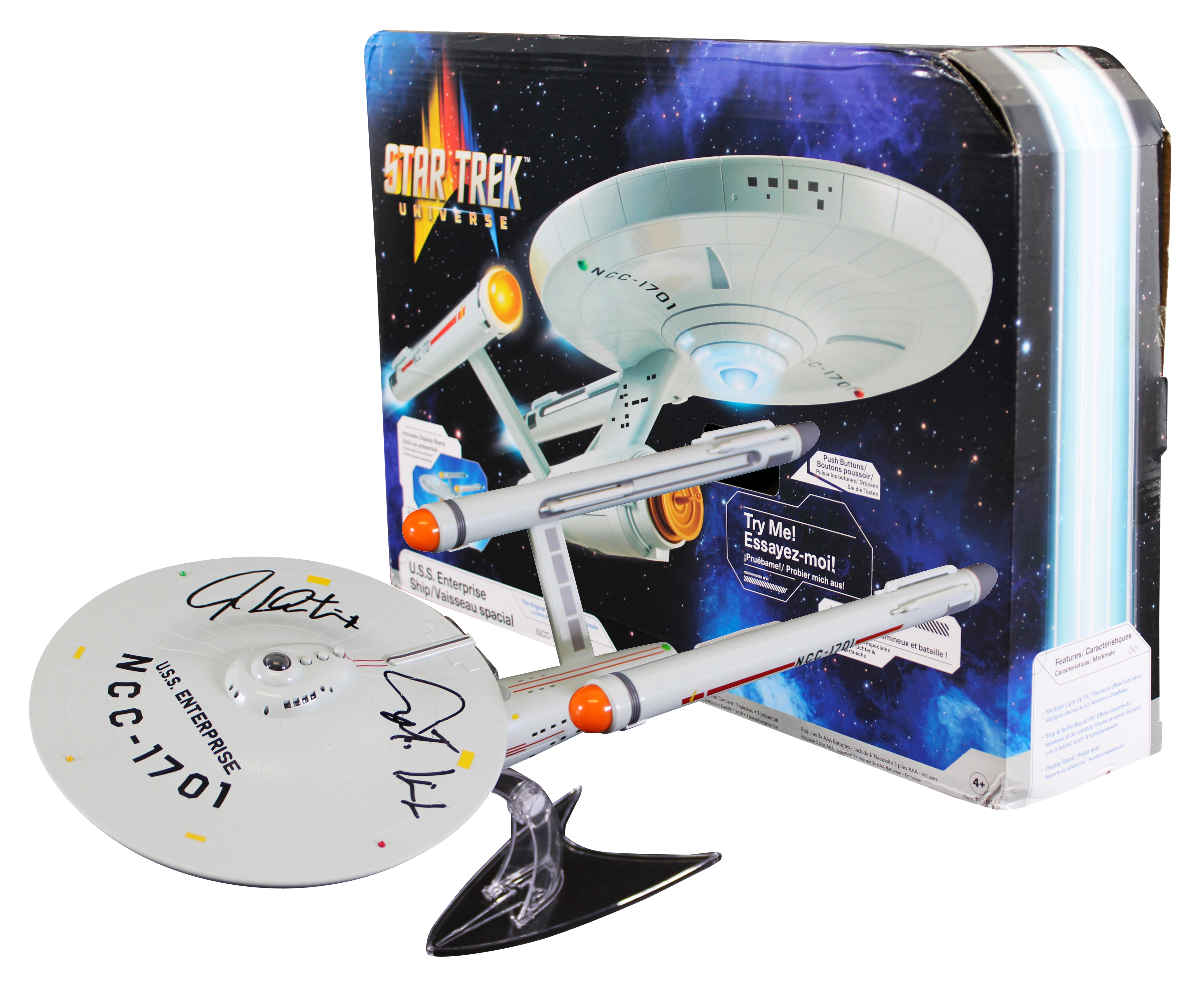 William Shatner Star Trek "Captain Kirk" Signed USS Enterprise NCC-1701 BAS Wit - Image 2