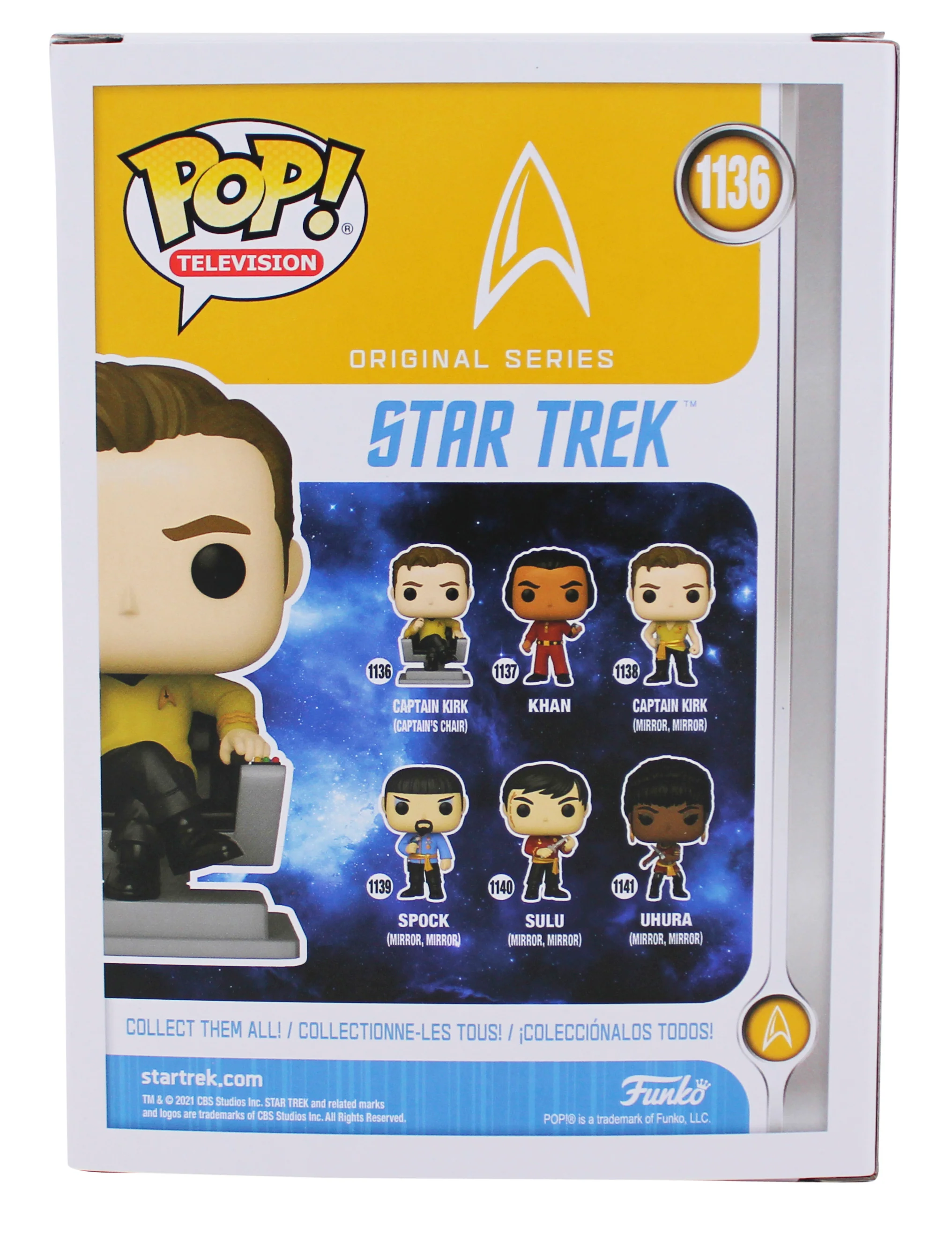 William Shatner Star Trek Signed Captain Kirk #1136 Funko Pop Figure BAS Witness - Image 5