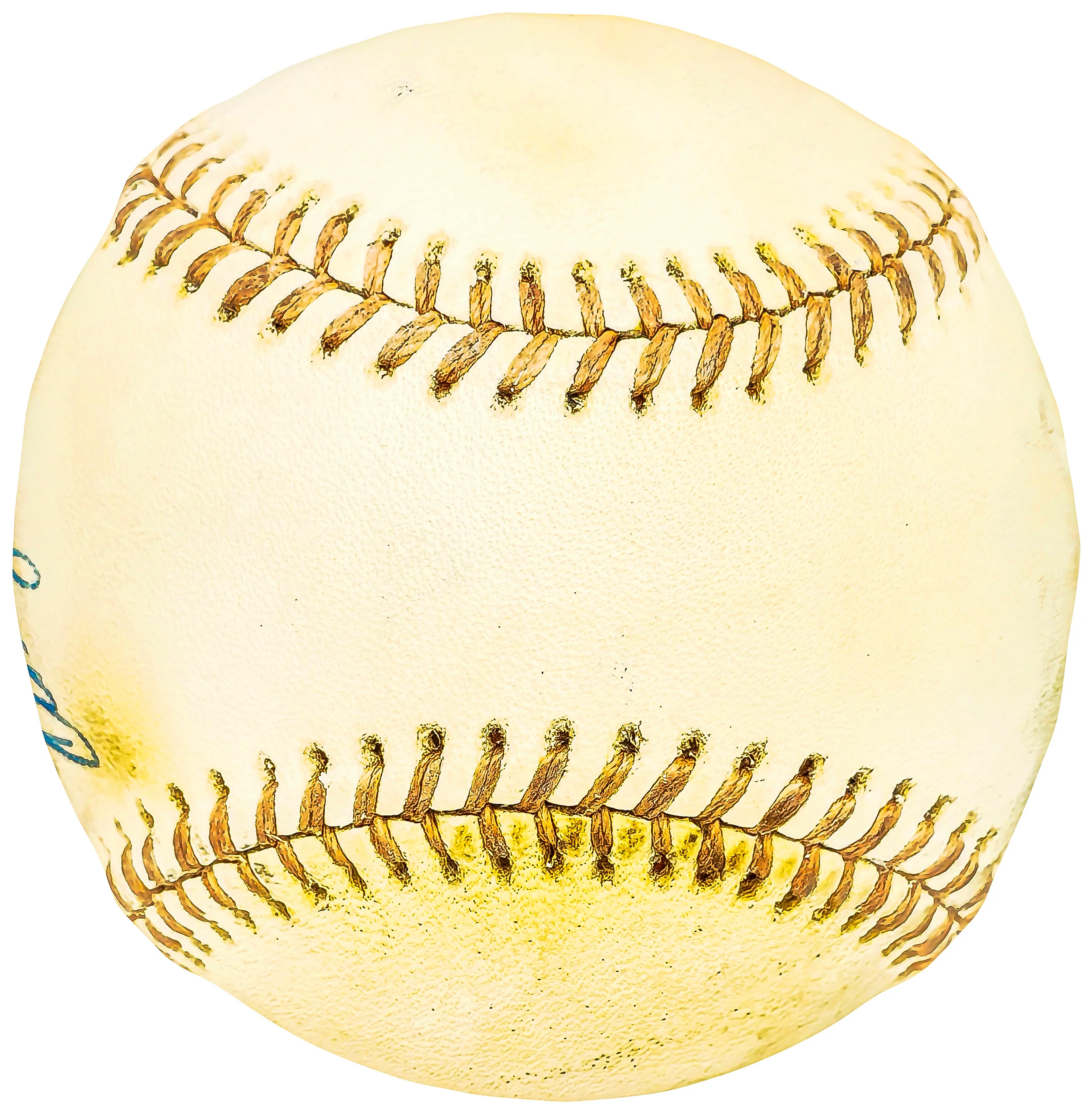Willie Davis Autographed Official League Baseball Los Angeles Dodgers Vintage Signature Beckett BAS QR #BH040939 - Image 3