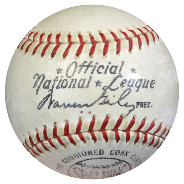 Willie Mays Autographed NL Giles Baseball San Francisco Giants "Best Wishes" 1950's Vintage Signature PSA/DNA #Z05624 - Image 2