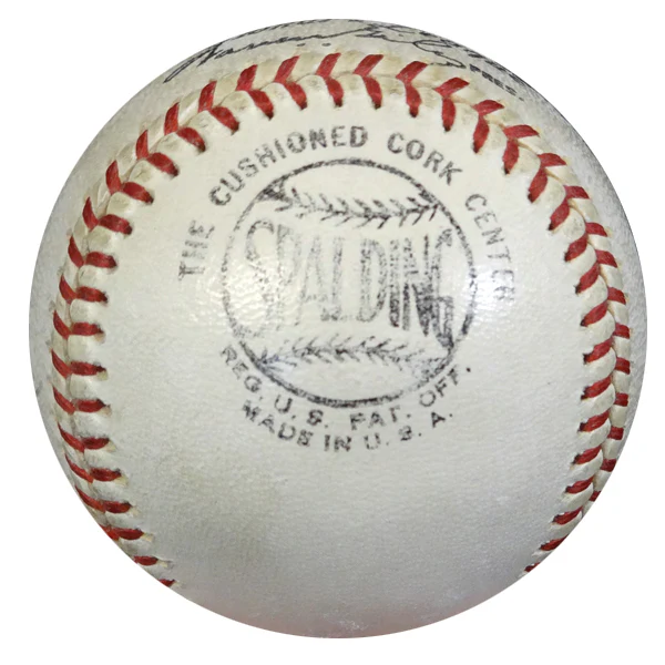 Willie Mays Autographed NL Giles Baseball San Francisco Giants "Best Wishes" 1950's Vintage Signature PSA/DNA #Z05624 - Image 3