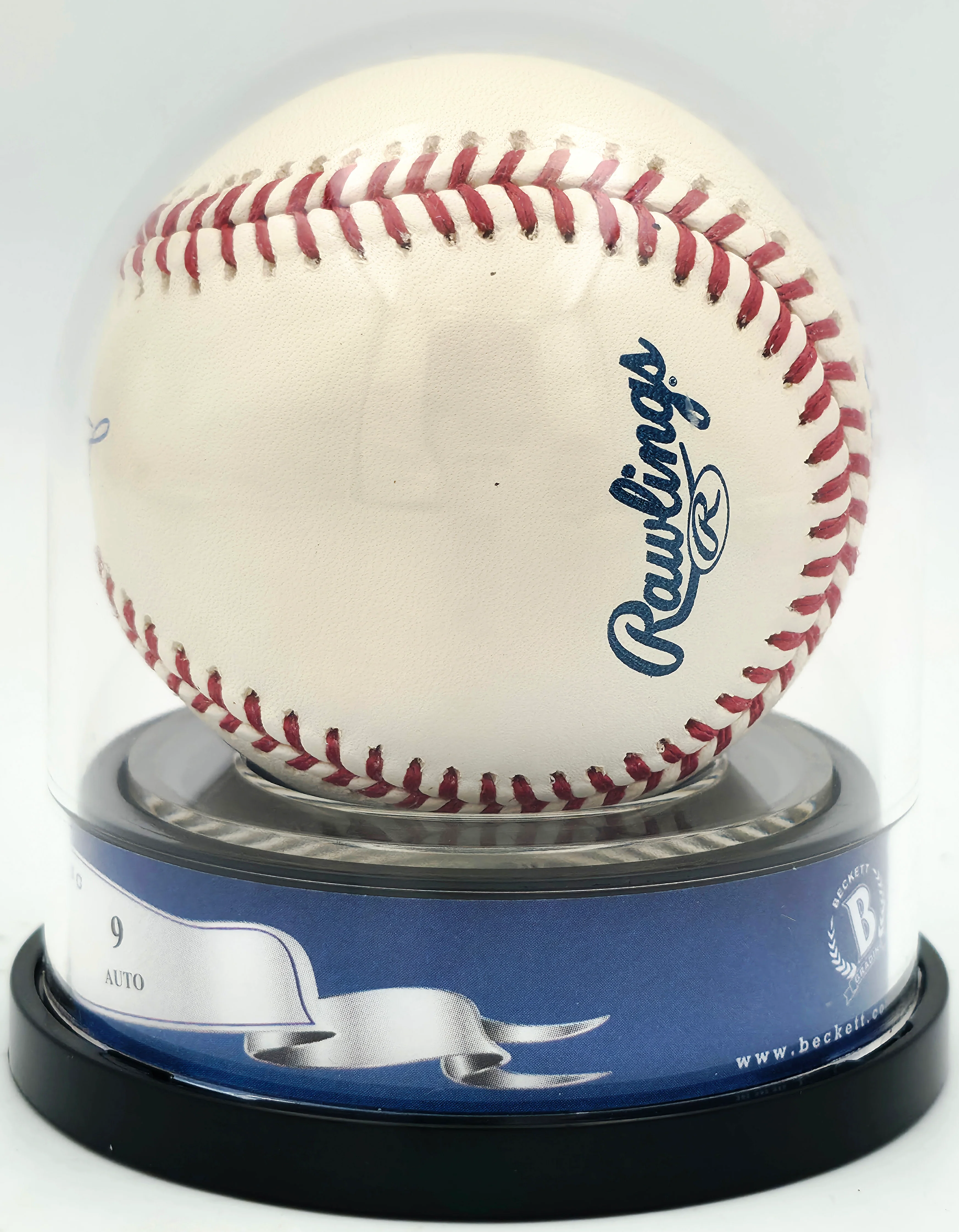 Willie Mays Autographed Official MLB Baseball San Francisco Giants Auto Grade Mint 9 WM Holo, PSA/DNA & Beckett BAS #18285595 - Image 4