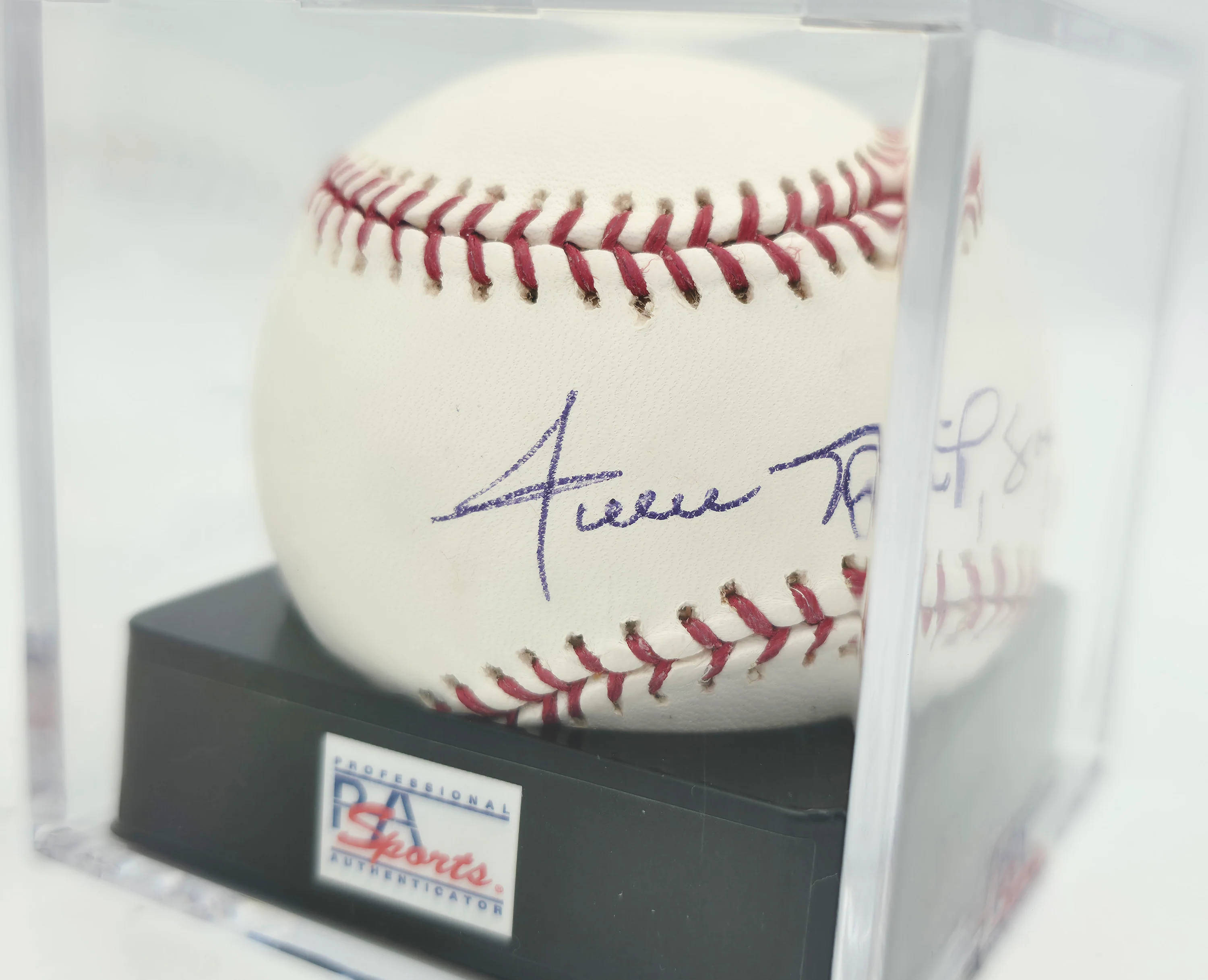 Willie Mays Autographed Official MLB Baseball San Francisco Giants PSA 9 Auto Grade Mint 9 "Say Hey" PSA/DNA #81434781 - Image 2