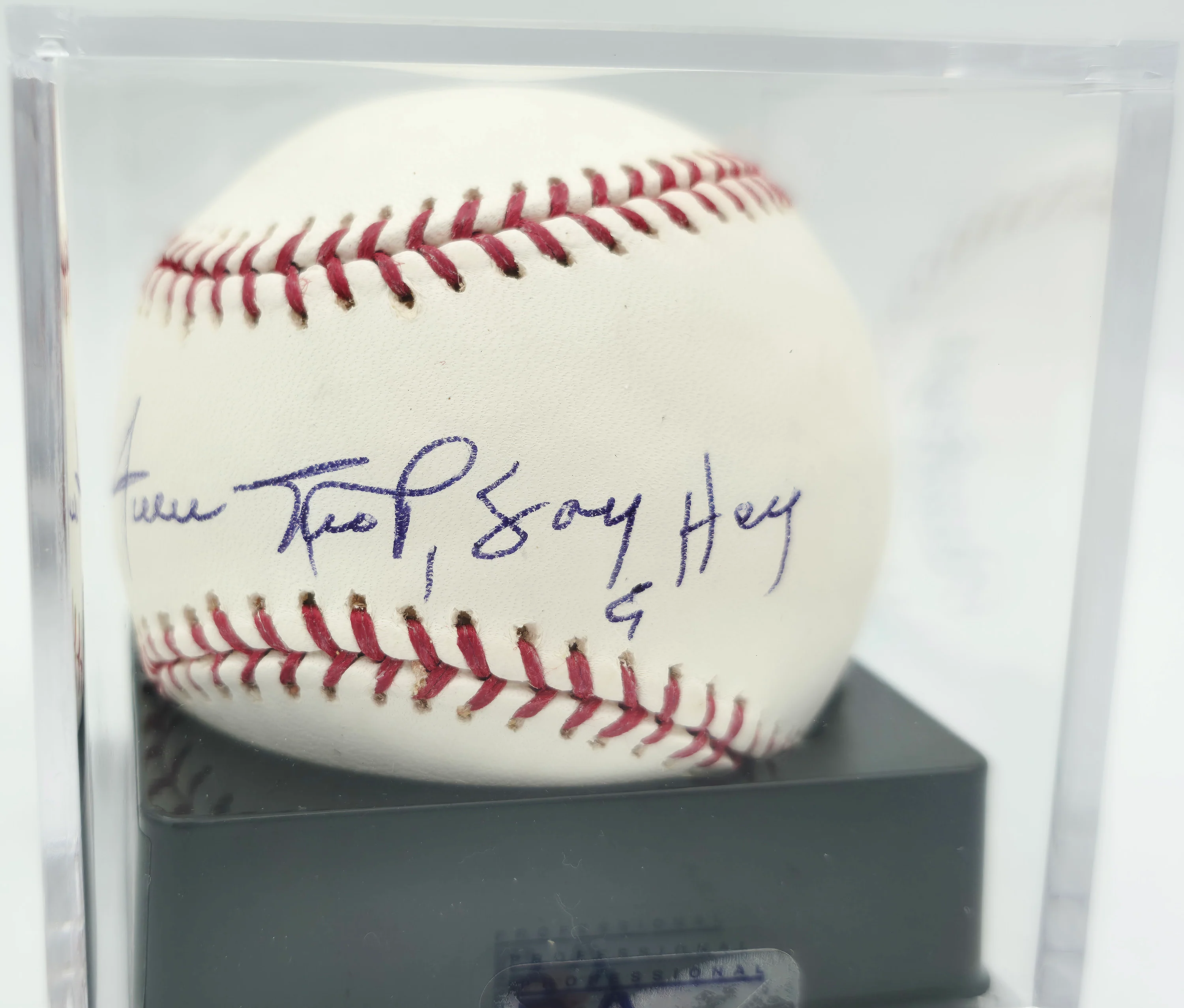 Willie Mays Autographed Official MLB Baseball San Francisco Giants PSA 9 Auto Grade Mint 9 "Say Hey" PSA/DNA #81434781 - Image 3