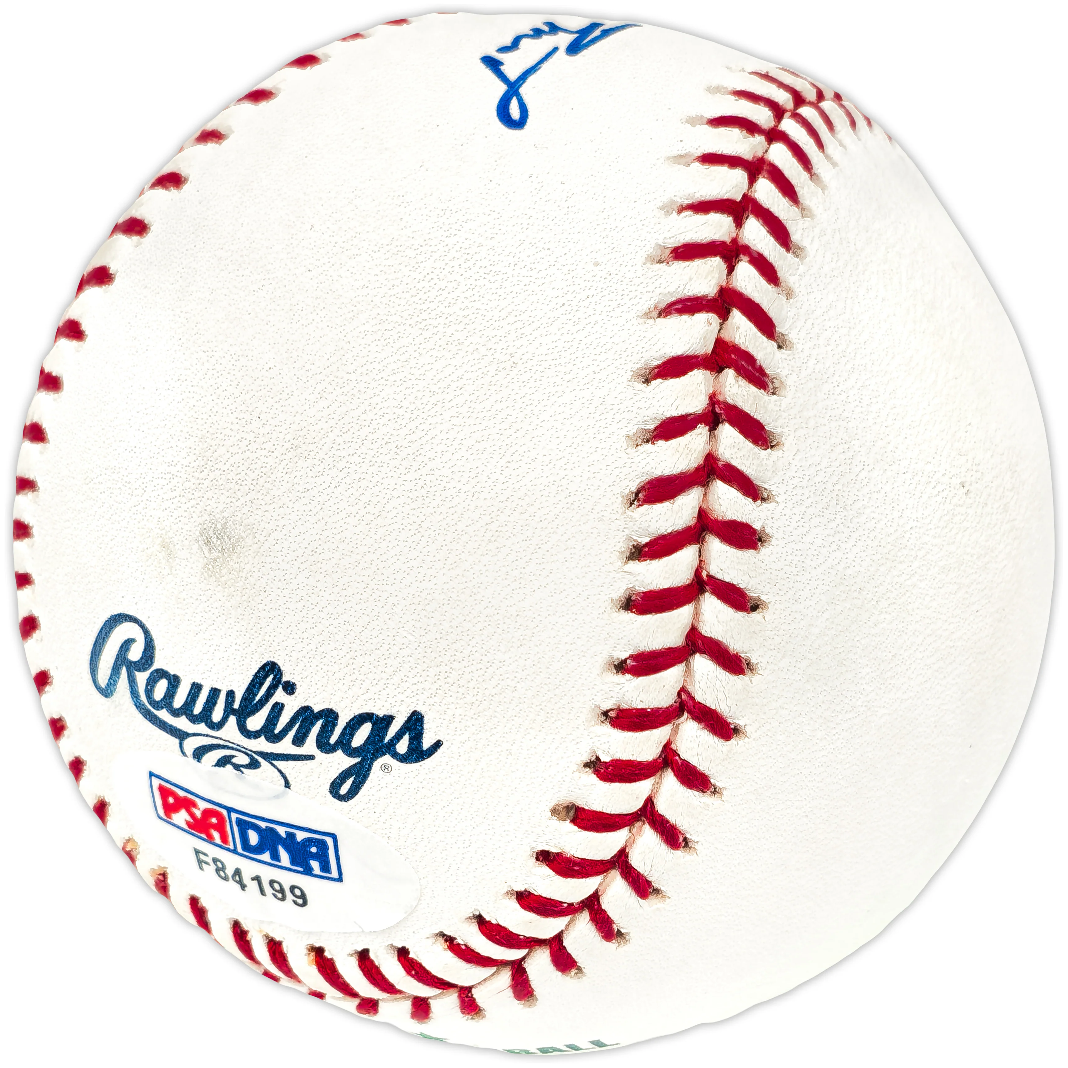 Willie Mays Autographed Official MLB Baseball San Francisco Giants WM Holo & PSA/DNA #F84199 - Image 4