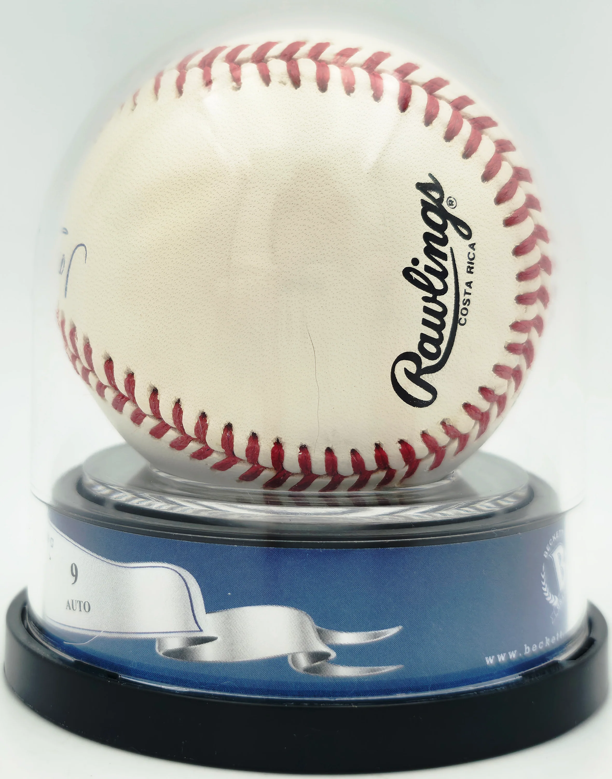 Willie Mays Autographed Official NL Baseball San Francisco Giants Auto Grade Mint 9 Beckett BAS #18630711 - Image 4