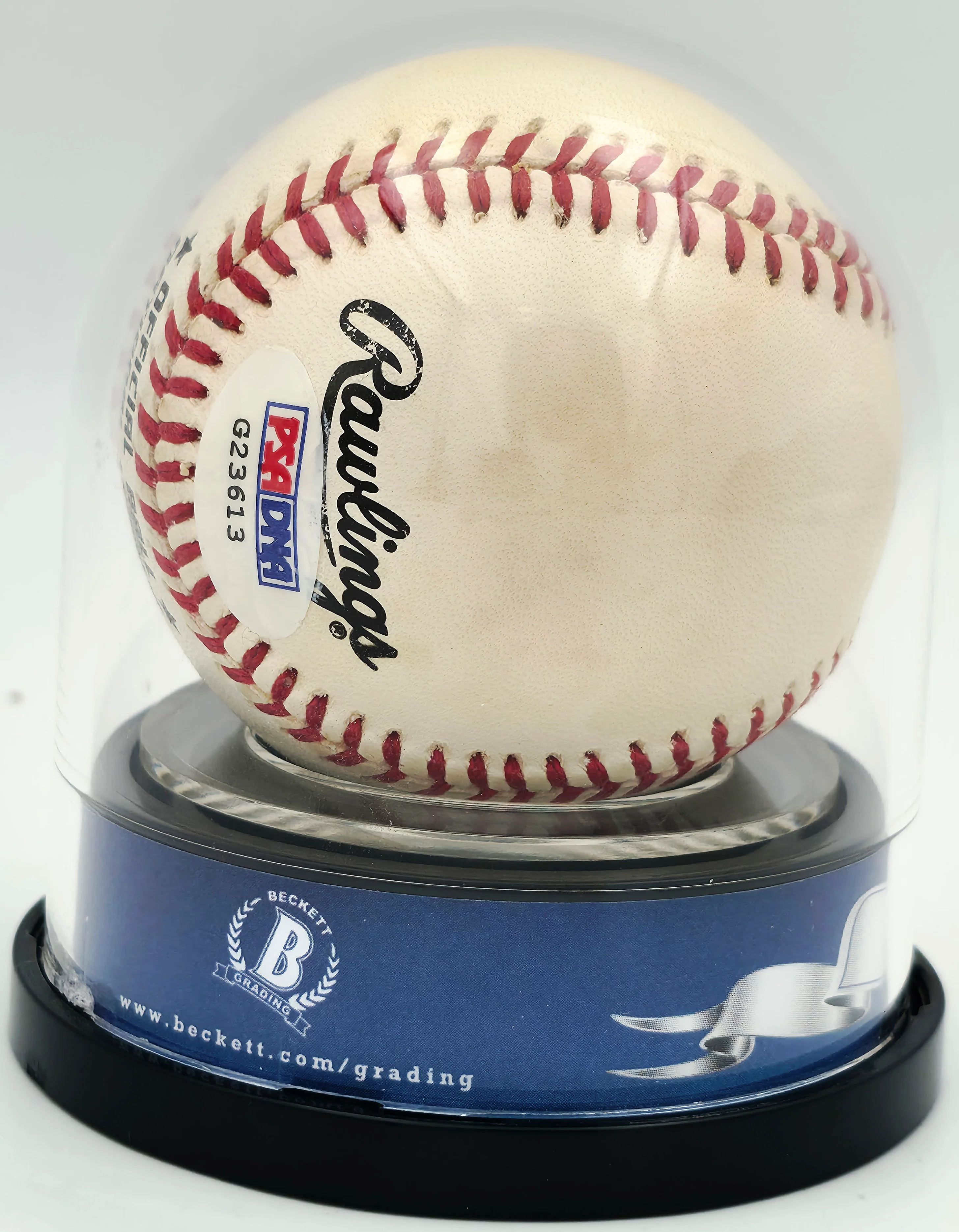 Willie Mays Autographed Official NL Baseball San Francisco Giants Auto Grade Mint 9 PSA/DNA & Beckett BAS #18285567 - Image 4