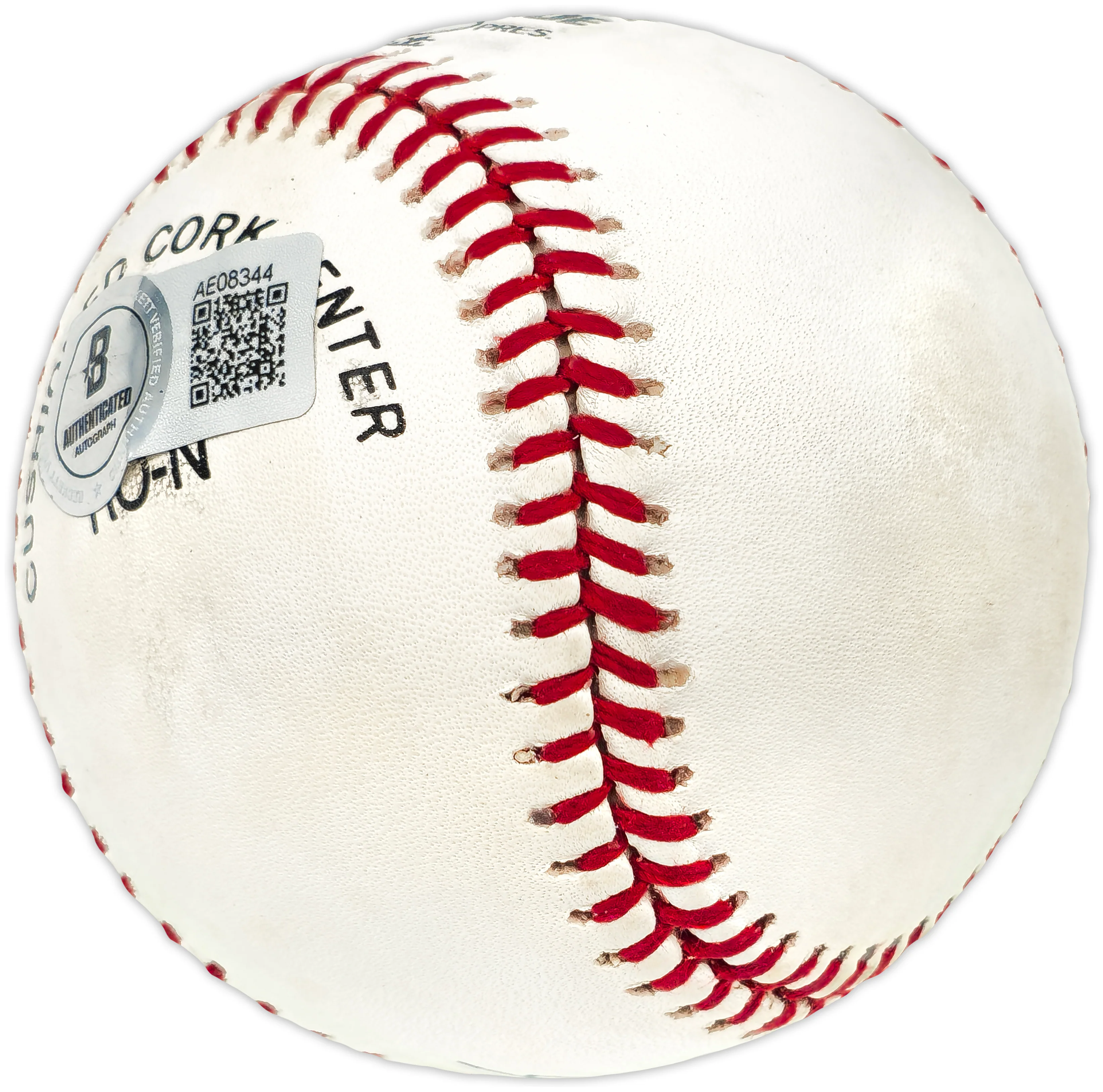 Willie Mays Autographed Official NL Baseball San Francisco Giants Beckett BAS #AE08344 - Image 3