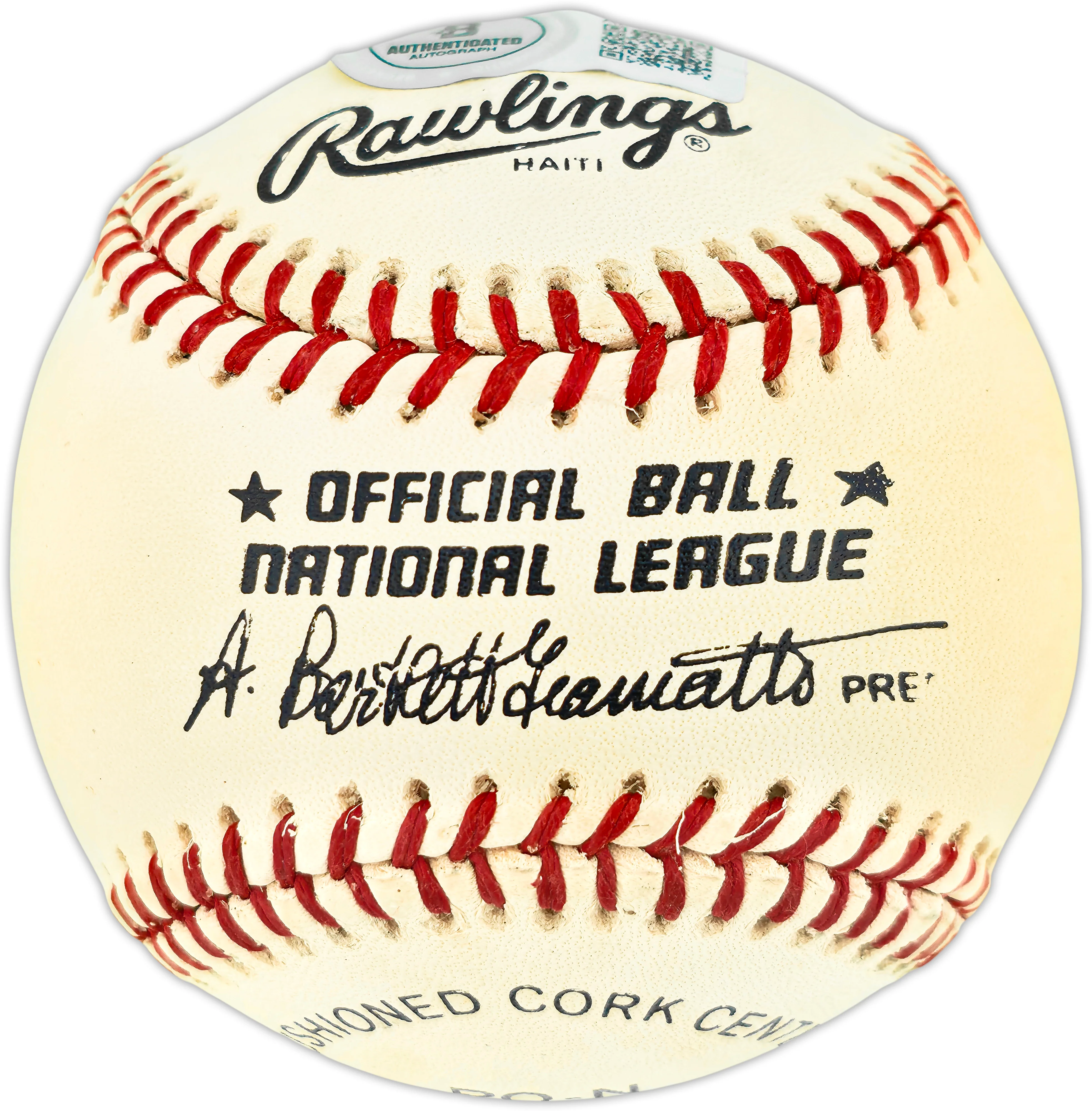 Willie Mays Autographed Official NL Baseball San Francisco Giants Beckett BAS #AE49047 - Image 2