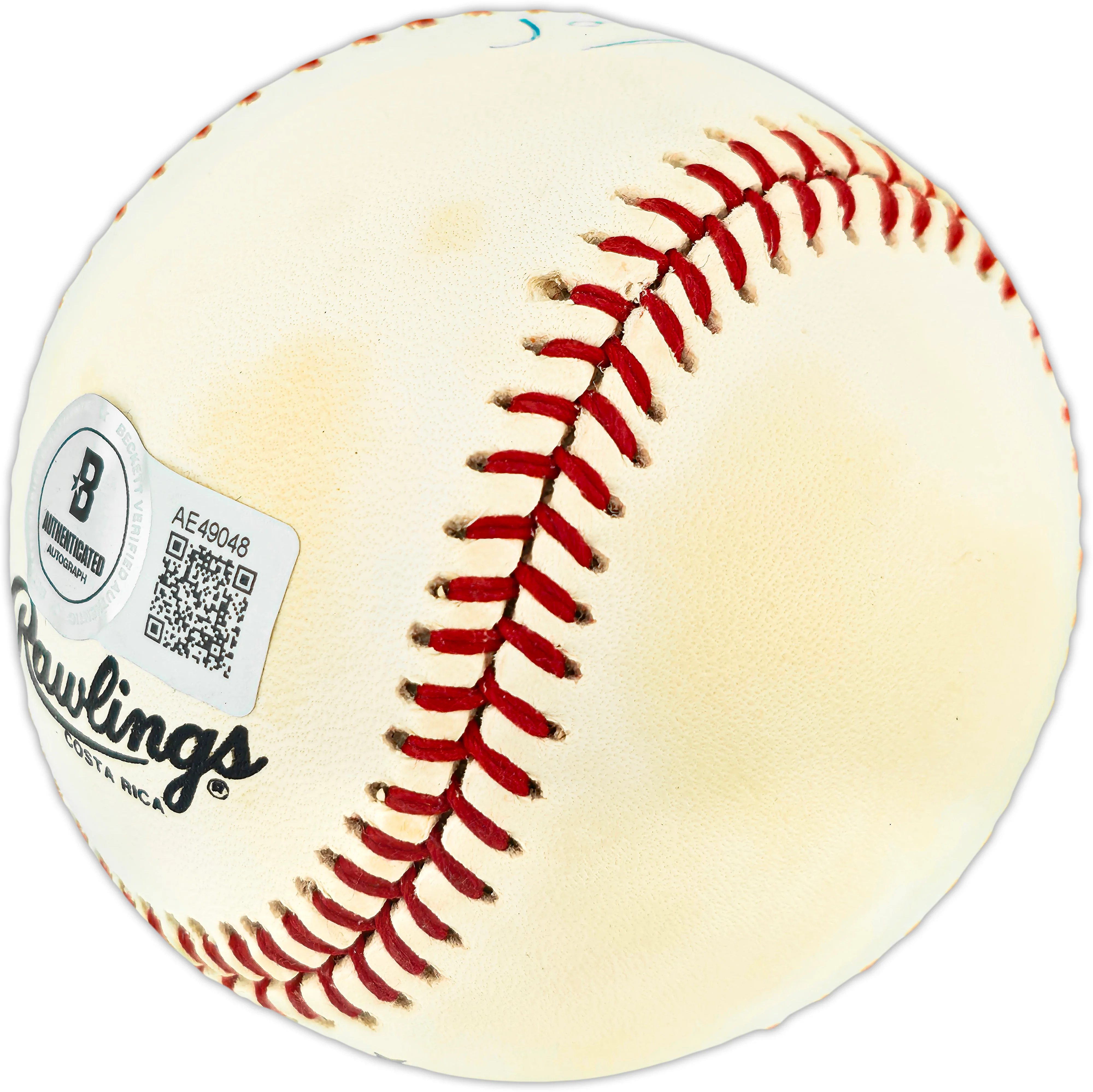Willie Mays Autographed Official NL Baseball San Francisco Giants Beckett BAS #AE49048 - Image 3