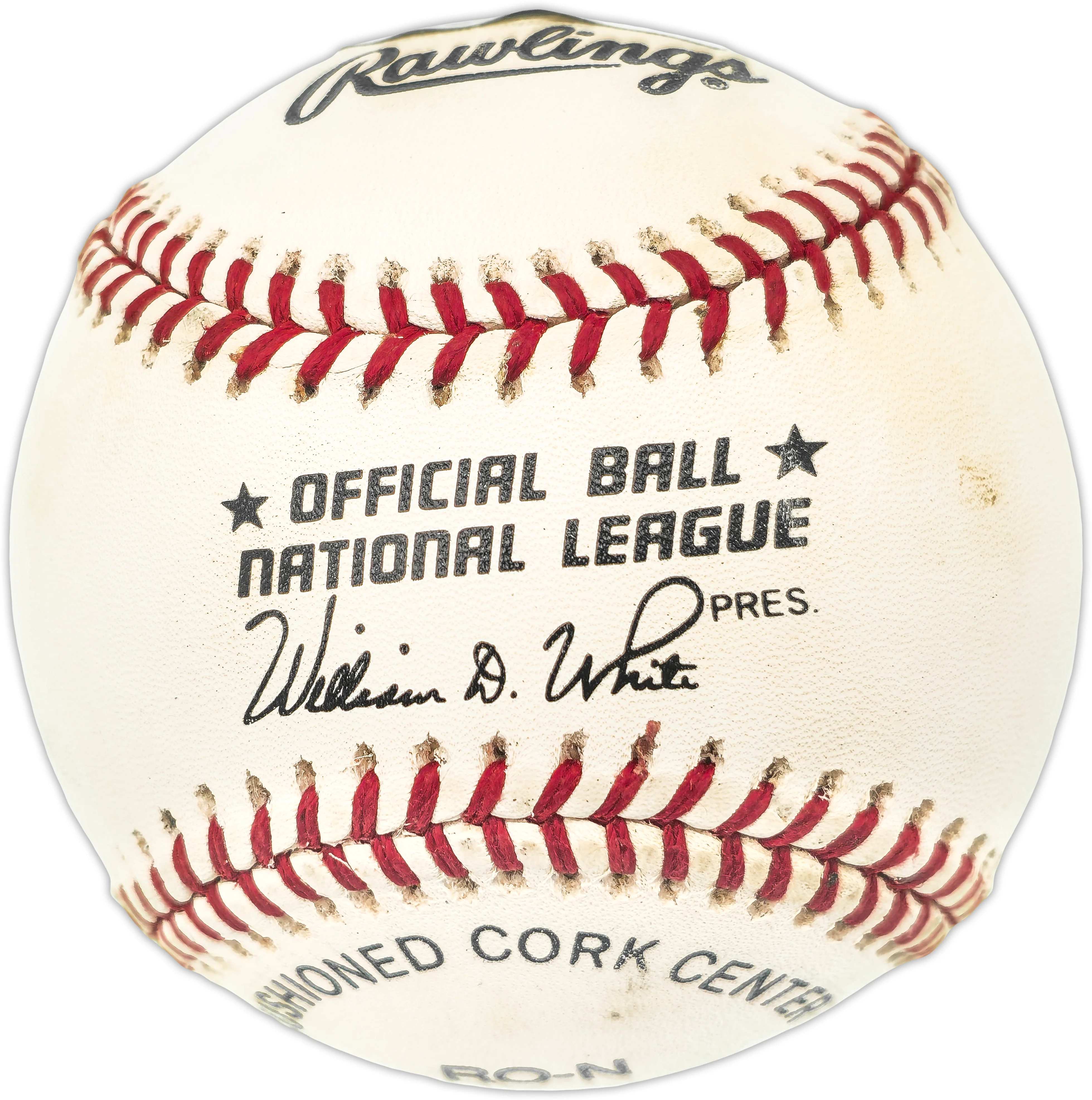 Willie Mays Autographed Official NL Stat Logo Baseball San Francisco Giants Beckett BAS #AE31067 - Image 3