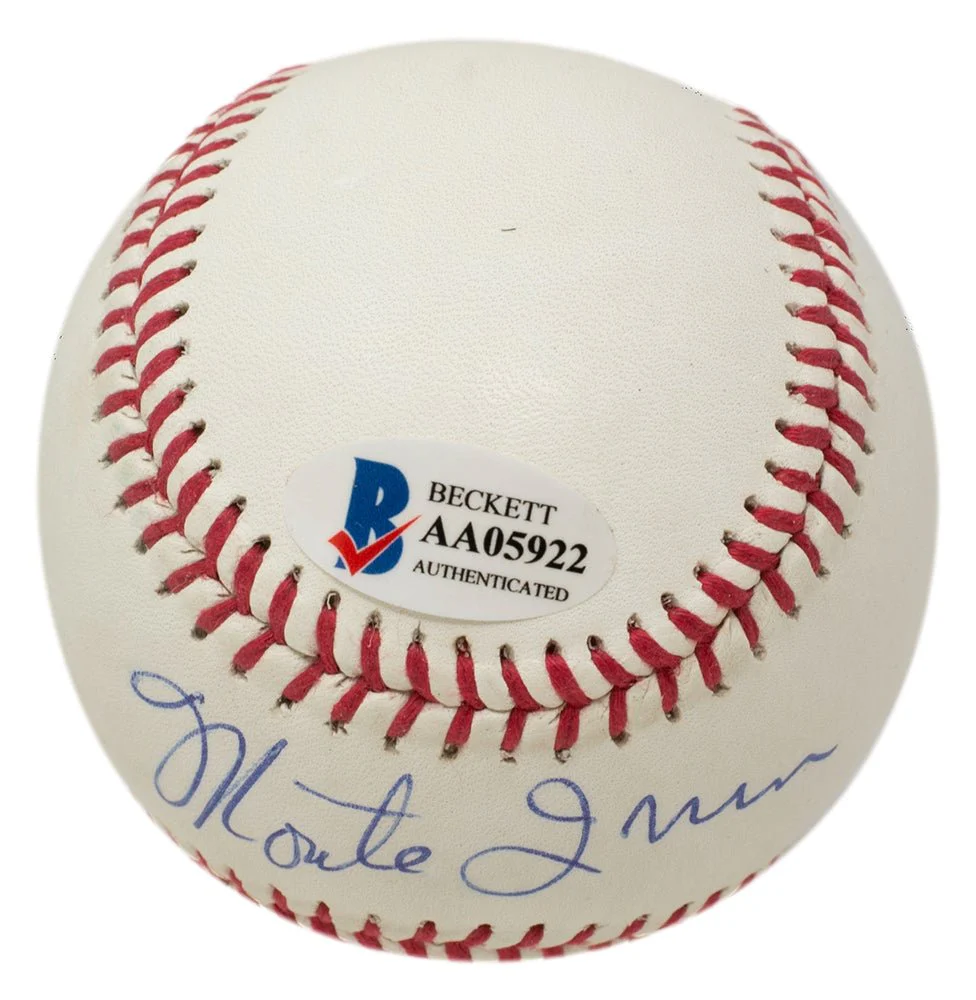 Willie Mays Monte Irvin Dual Signed Giants Baseball BAS LOA AA05922 - Image 3
