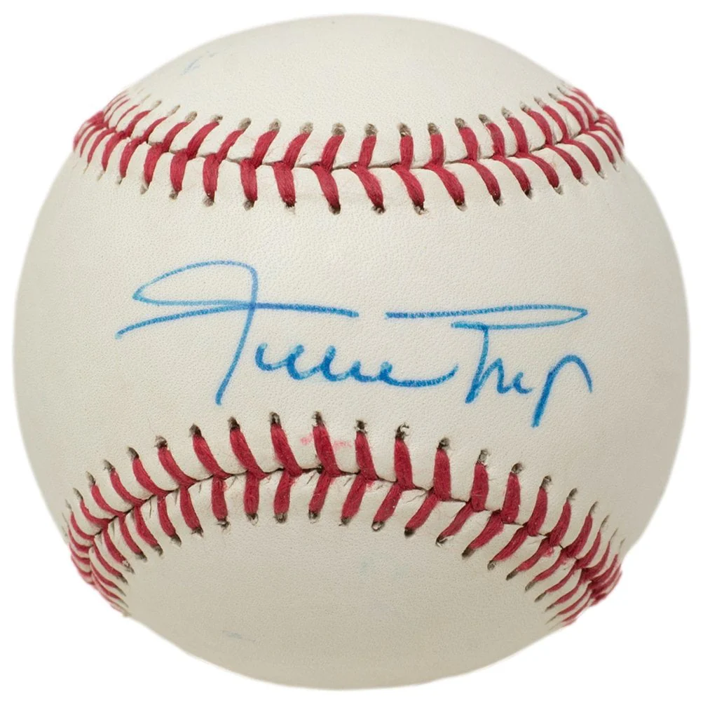 Willie Mays Monte Irvin Dual Signed Giants Baseball BAS LOA AA05922 - Image 5