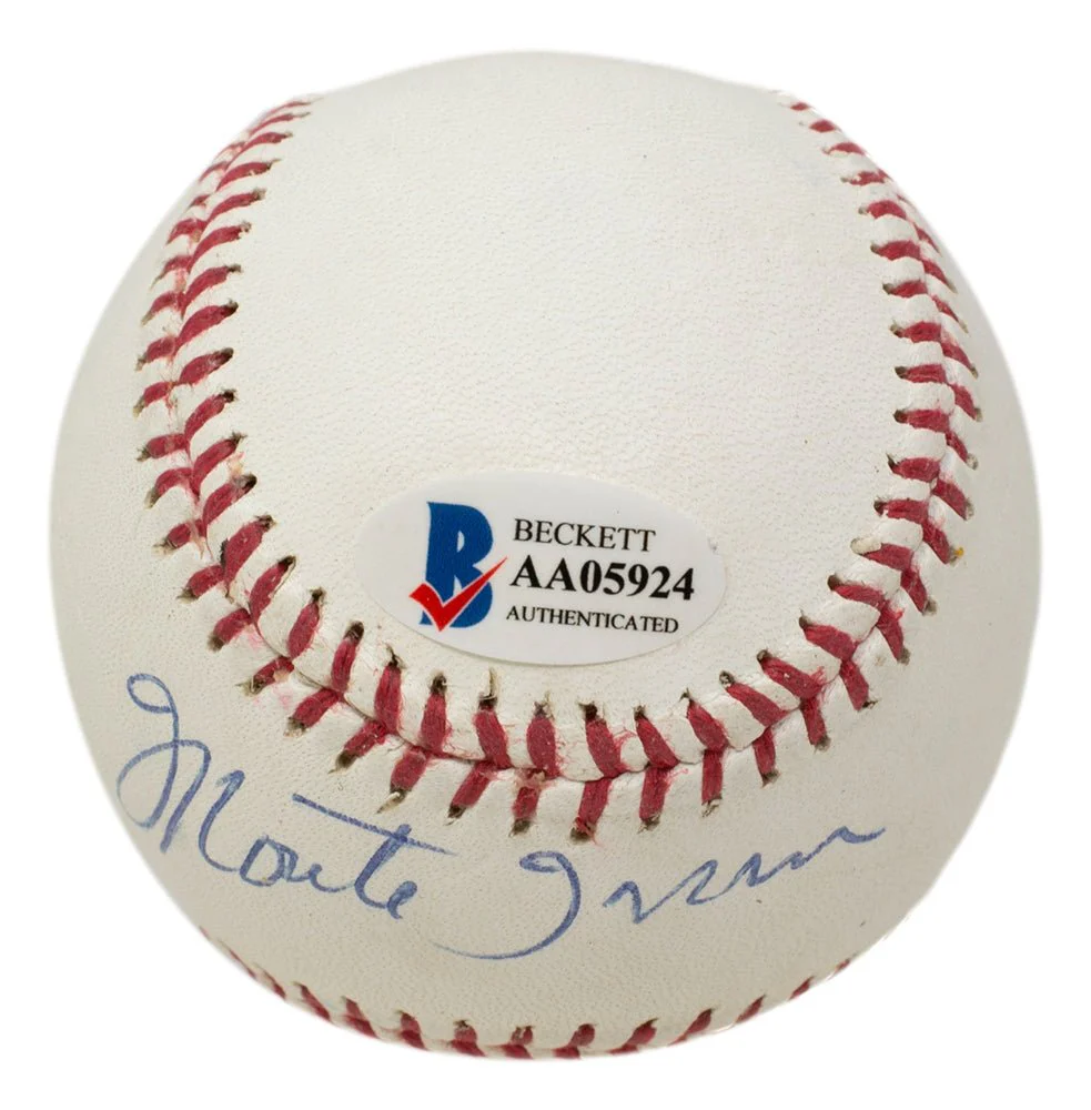Willie Mays Monte Irvin Dual Signed Giants Baseball BAS LOA AA05924 - Image 3