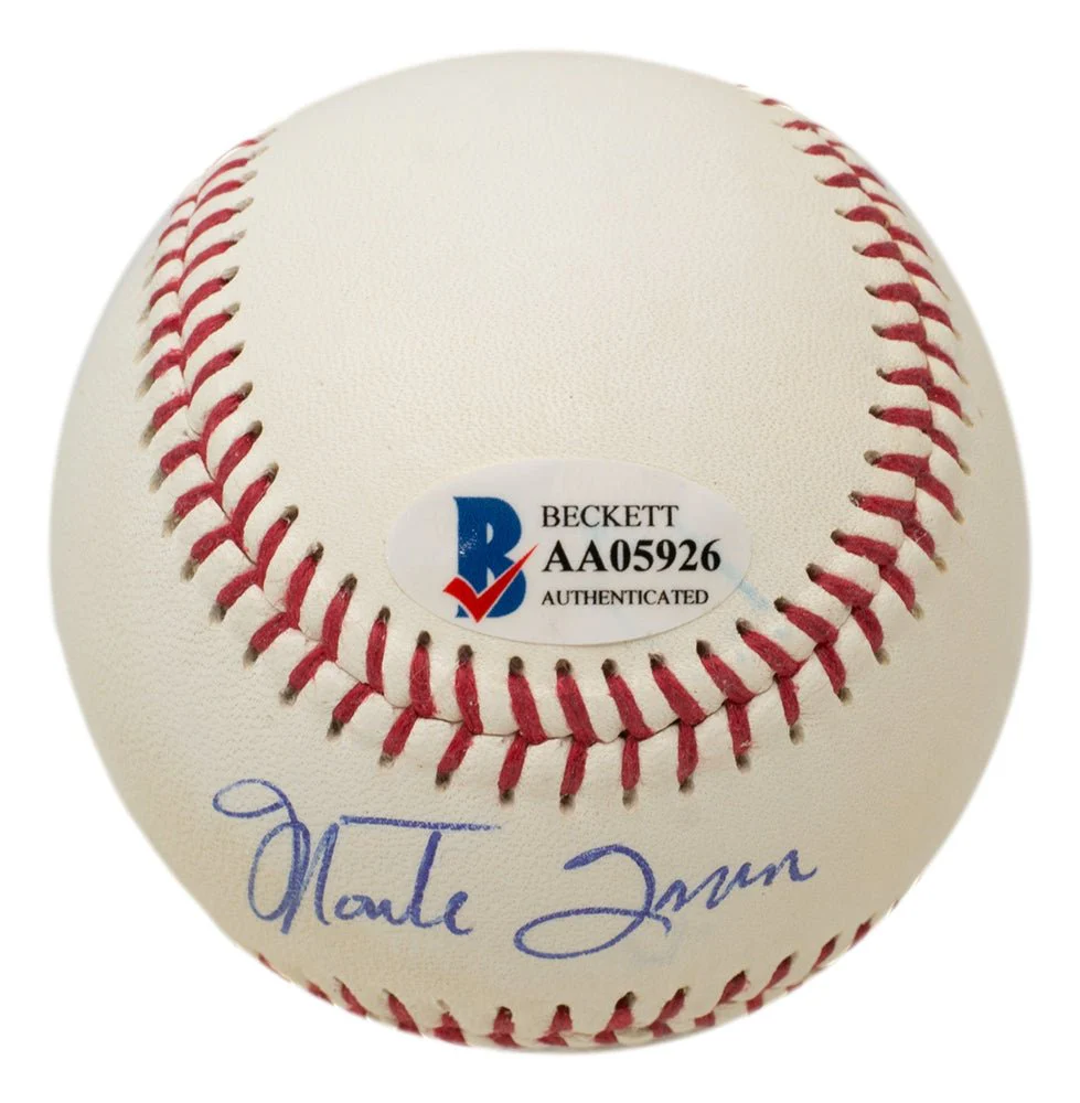 Willie Mays Monte Irvin Dual Signed Giants Baseball BAS LOA AA05926 - Image 3