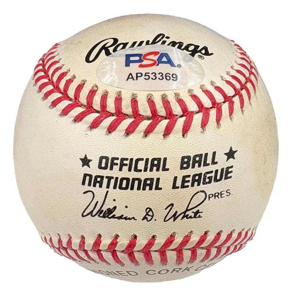 Willie Mays San Francisco Giants Signed National League Baseball PSA AP53369 - Image 2