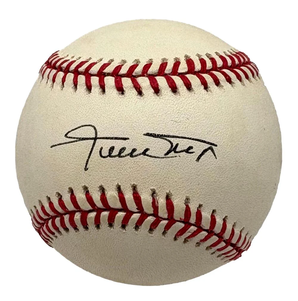Willie Mays San Francisco Giants Signed Official NL Baseball BAS AE65415