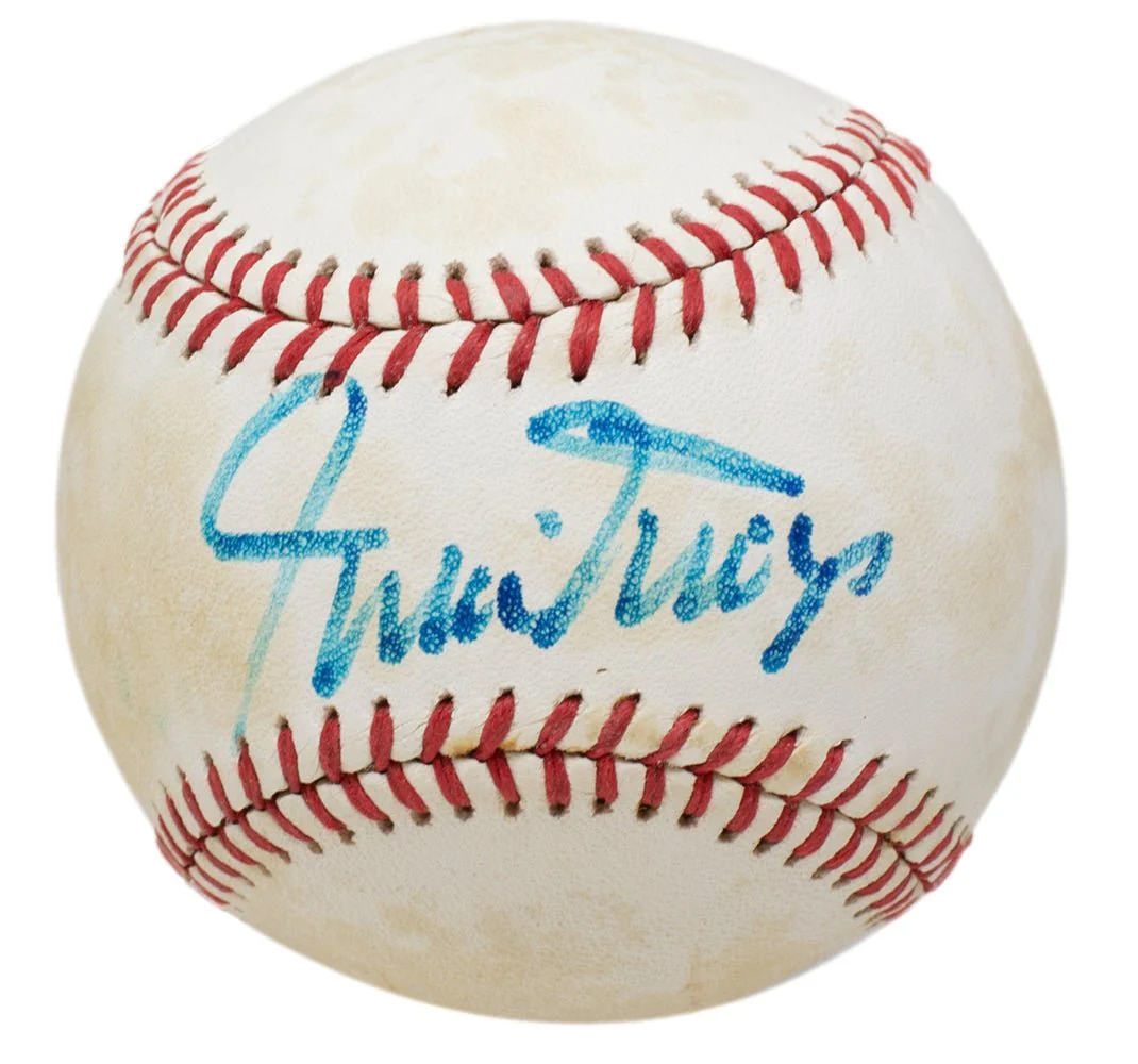 Willie Mays Signed San Francisco Giants National League Baseball BAS LOA AB51340