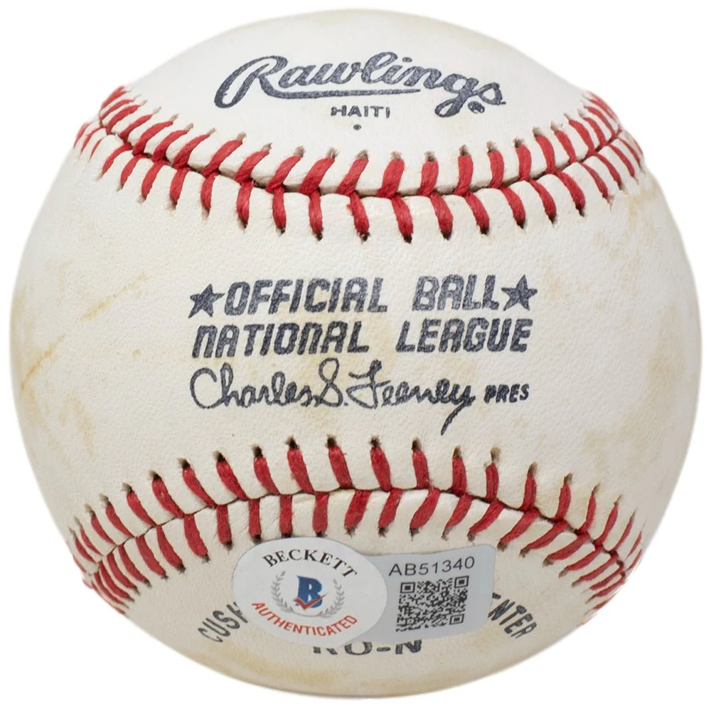 Willie Mays Signed San Francisco Giants National League Baseball BAS LOA AB51340 - Image 2