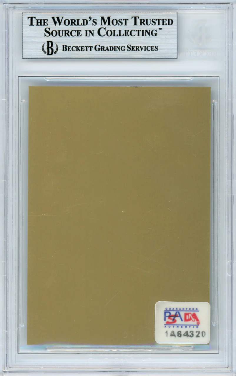 Willie McCovey Autographed 1986 HOF Metallic Plaque Card San Francisco Giants Beckett BAS #10982546 - Image 2