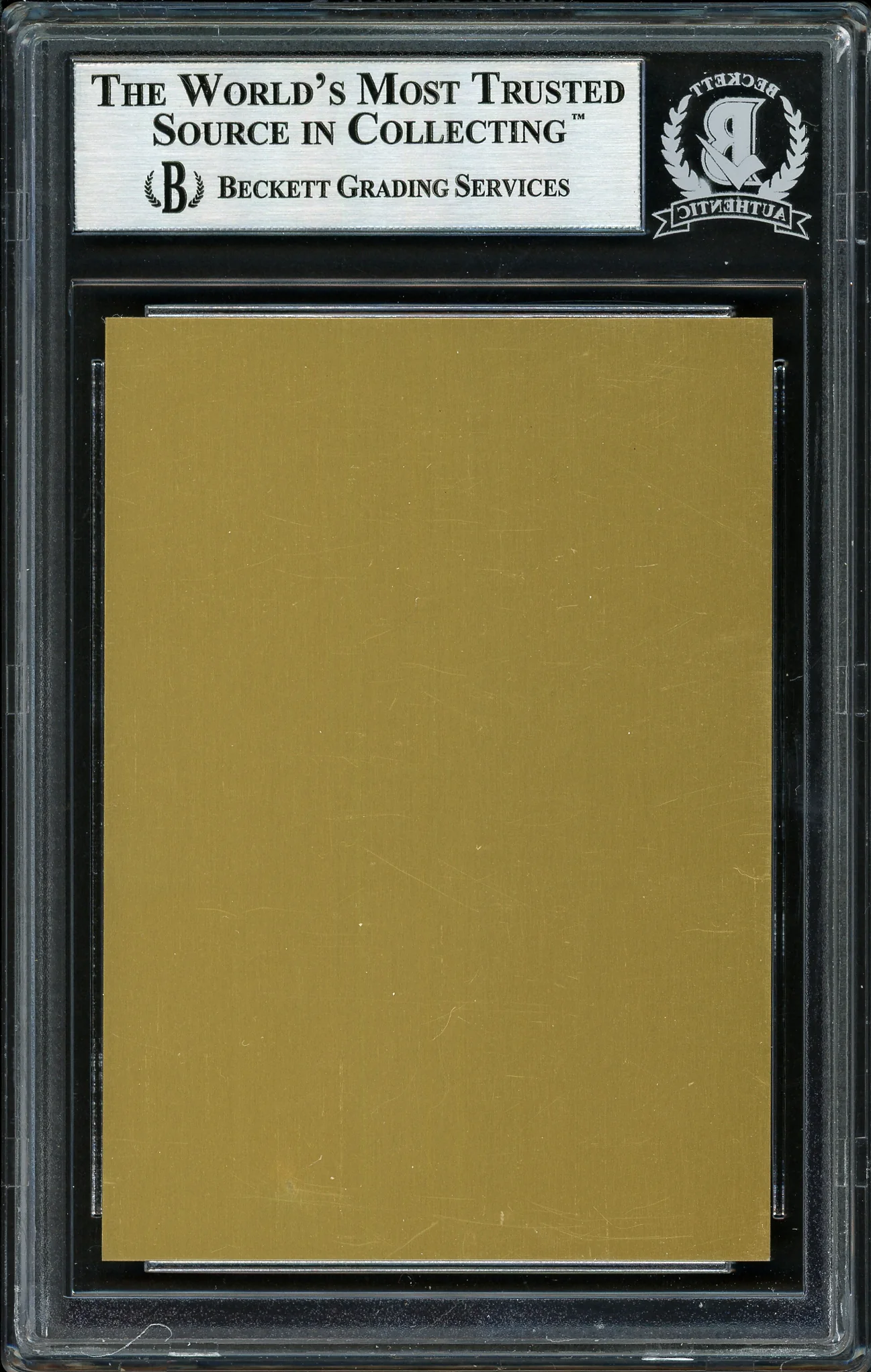 Willie McCovey Autographed 1986 Metallic HOF Plaque Card San Francisco Giants Beckett BAS #12516331 - Image 2