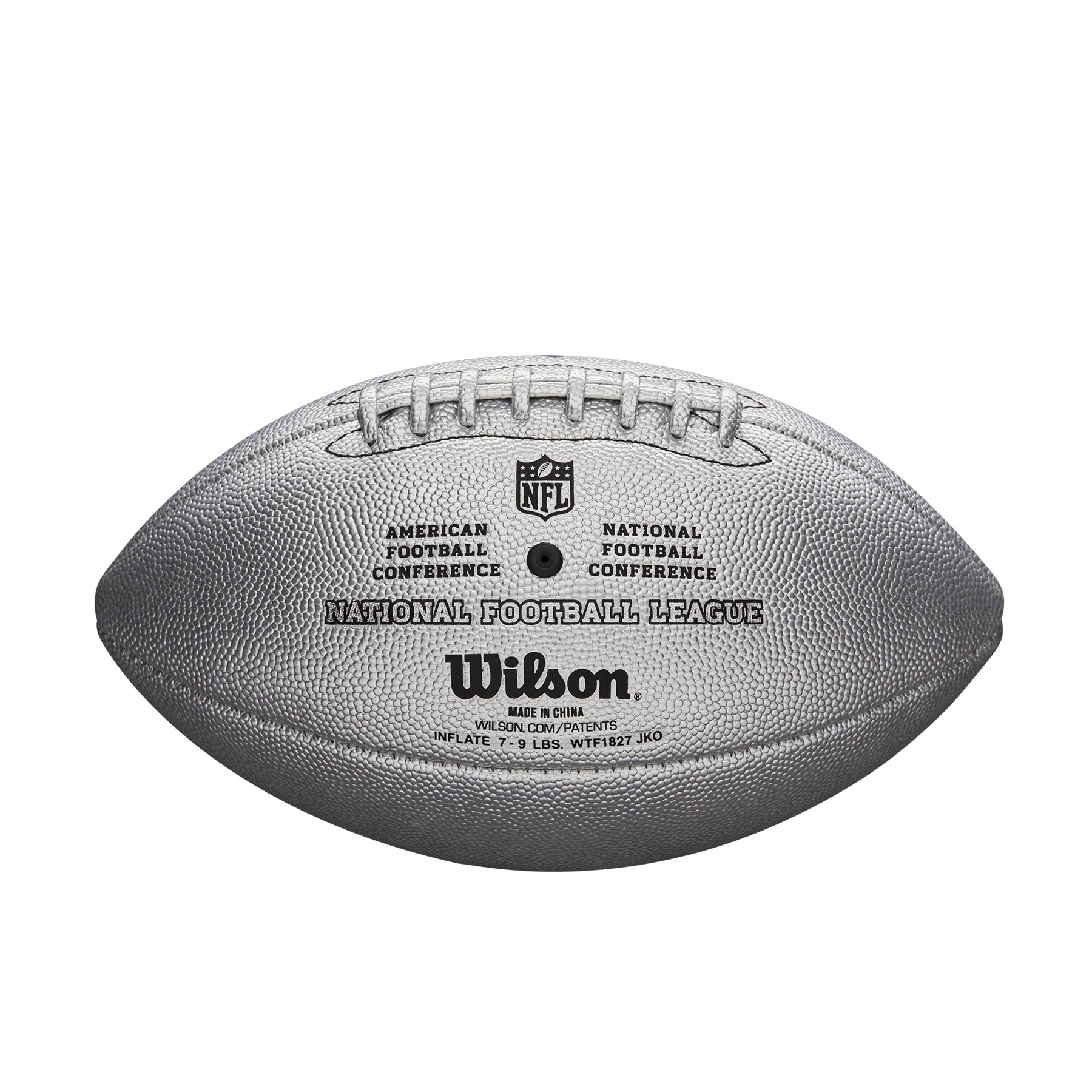 WILSON - F1827 NFL Official Replica Game FOOTBALL Composite Leather Metallic - Image 2