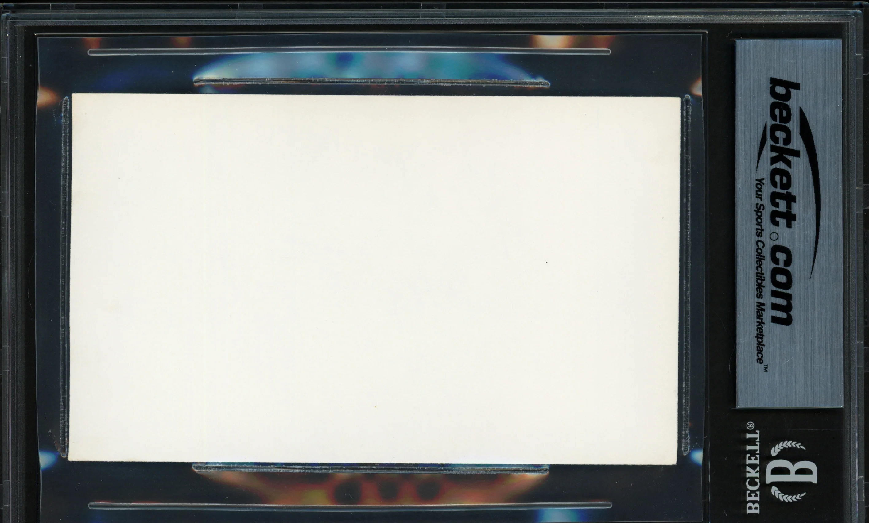 Wilt Chamberlain Autographed 3x5 Index Card Los Angeles Lakers Beckett BAS #18969271 - Image 2